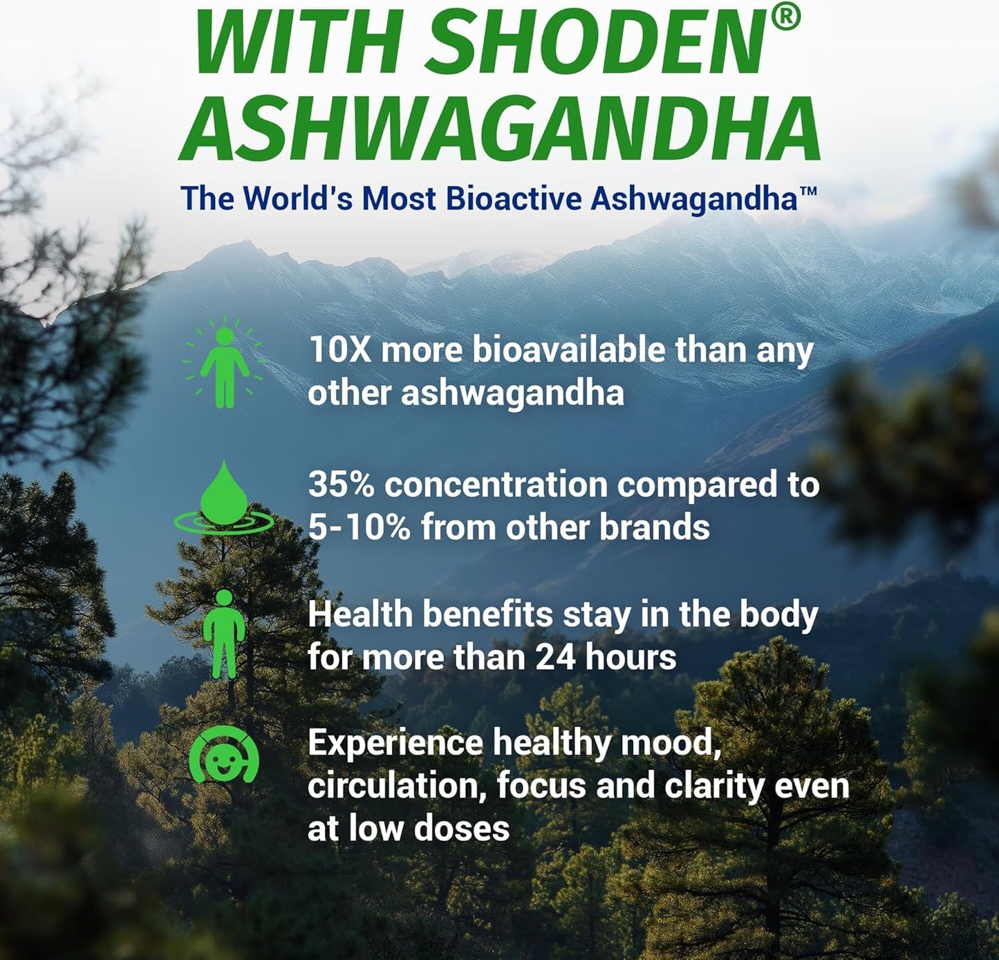 1 Body Ashwagandha Complex Supplement, Focus and Energy Support, 120 Capsules