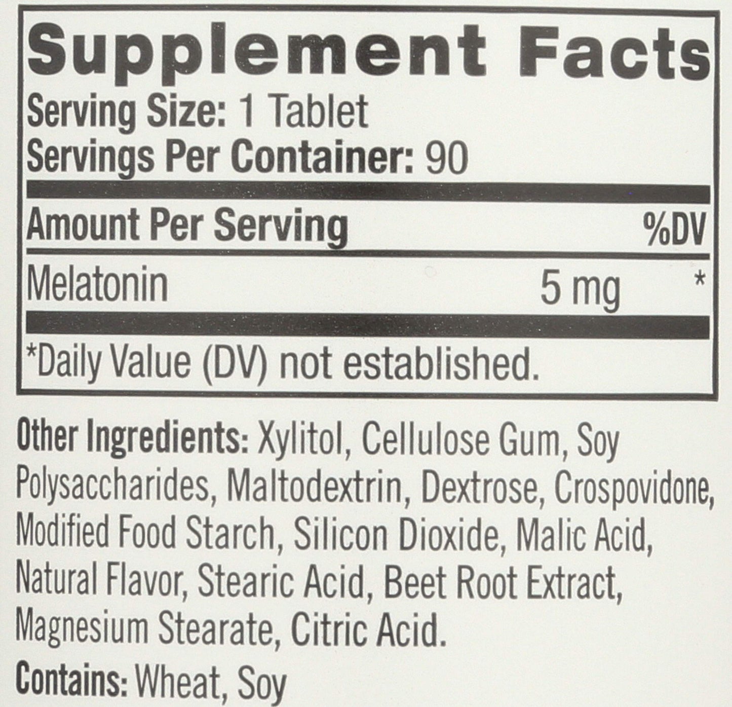 Natrol Melatonin Fast Dissolve 5 mg Tablet, 90 Tablets
