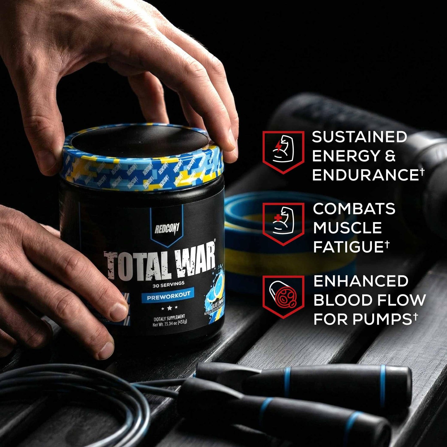 REDCON1 Total War Pre Workout Powder 15.77 oz