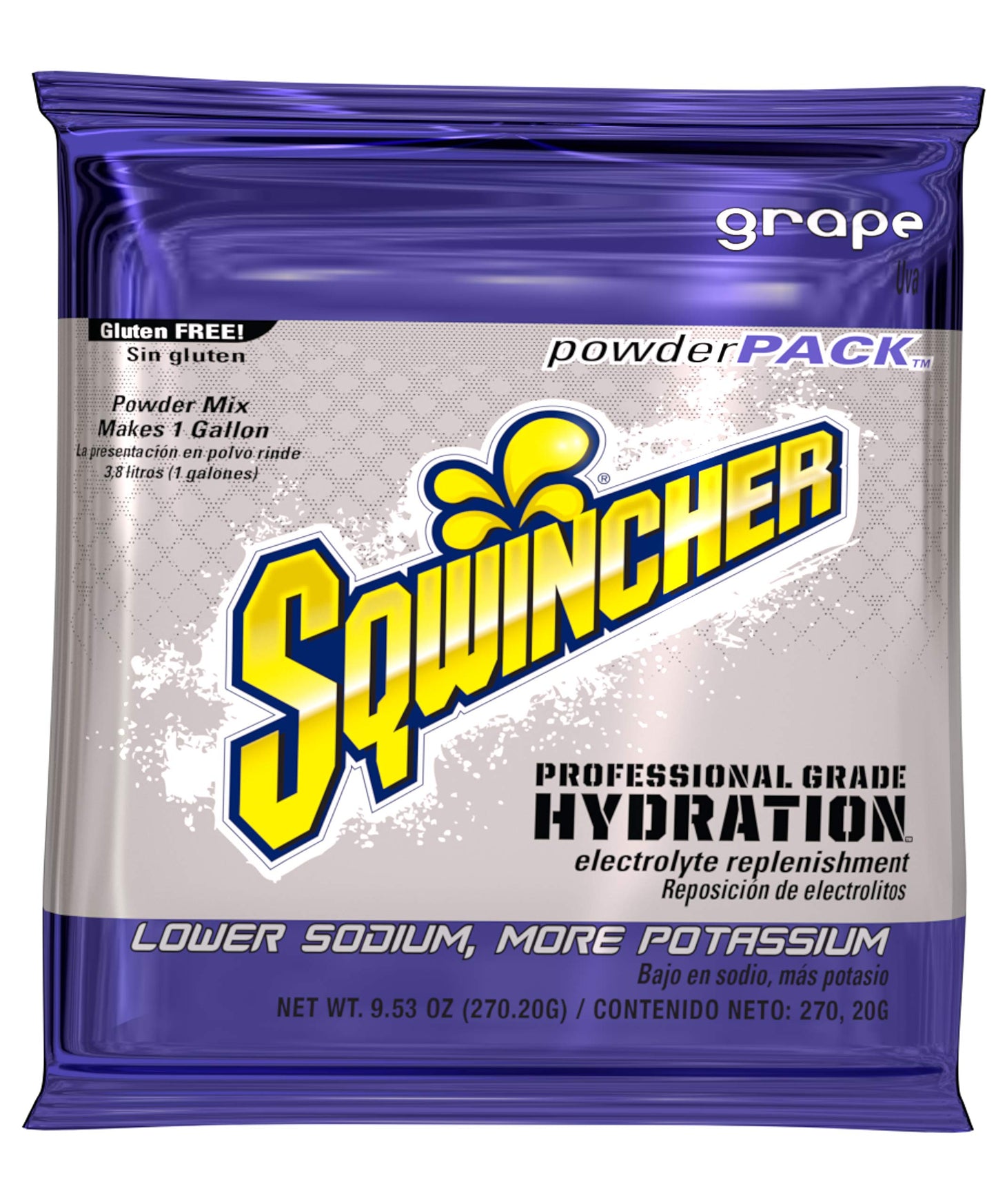 Sqwincher Concentrate Powder Purple, 1 Gallon Yield, 20 Pack