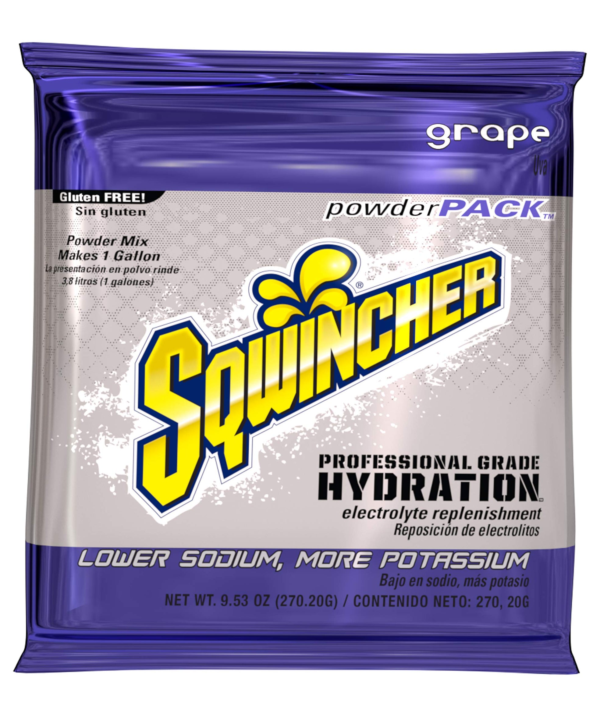 Sqwincher Concentrate Powder Purple, 1 Gallon Yield, 20 Pack
