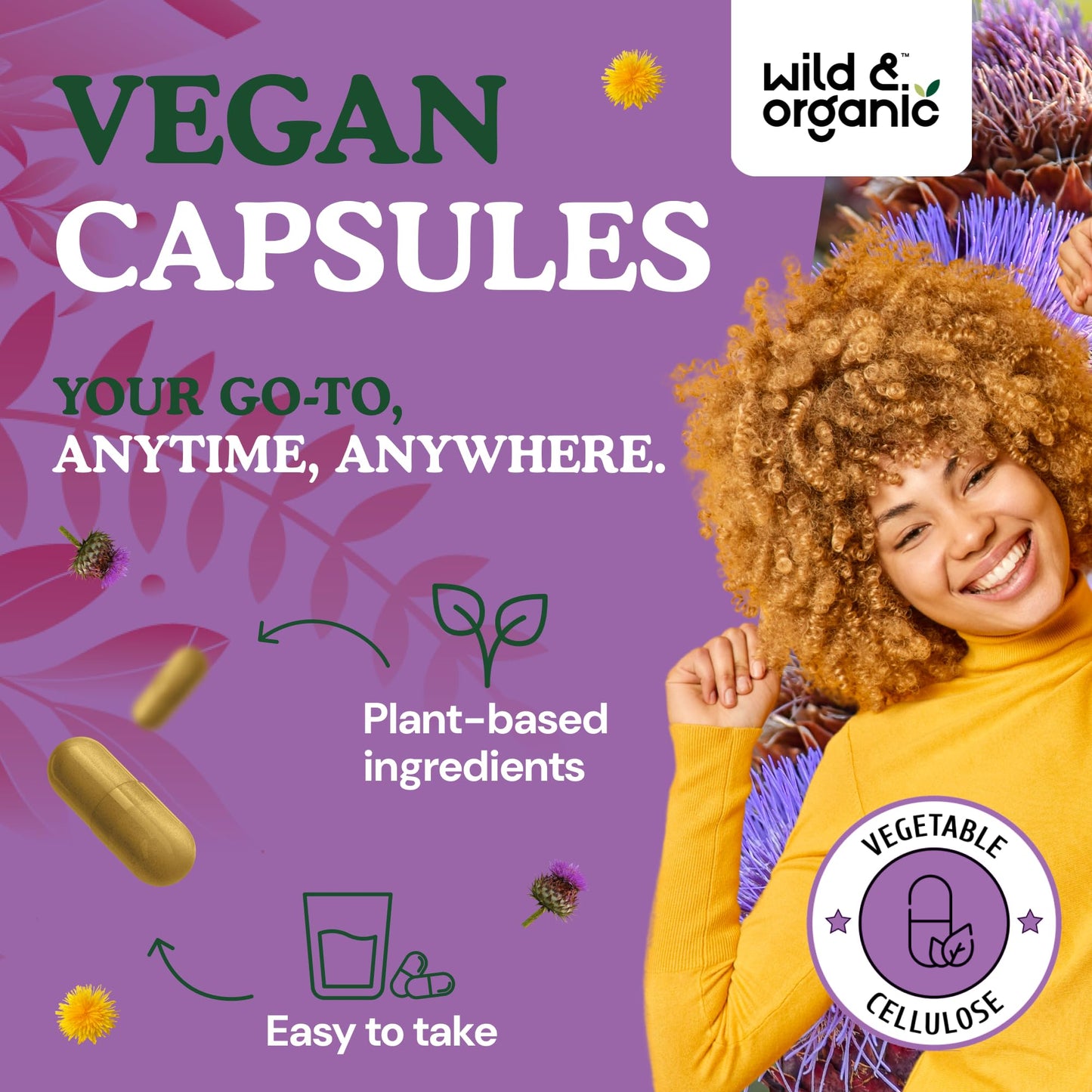 Wild & Organic Liver Detox Capsules - 180 Capsules