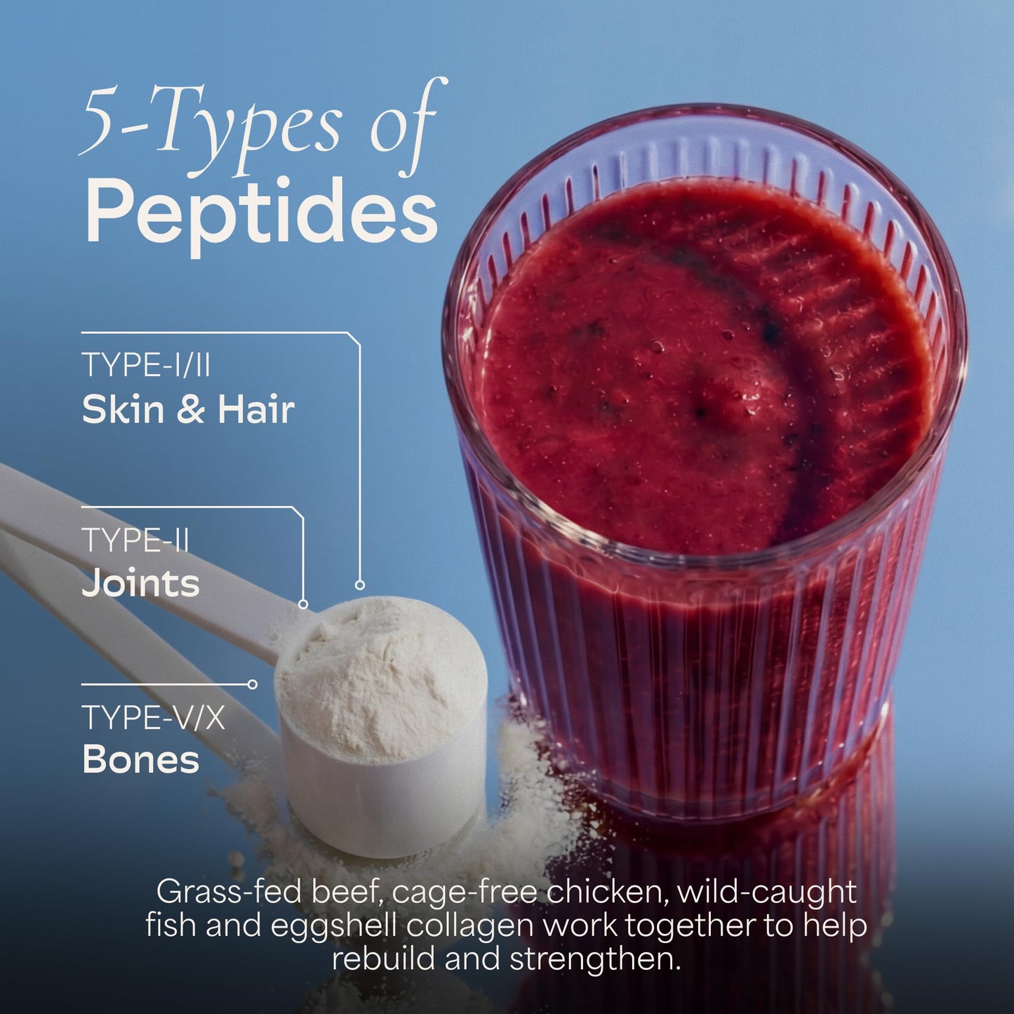 Wholesome Wellness Premium Multi Collagen Peptides Protein Powder 16
