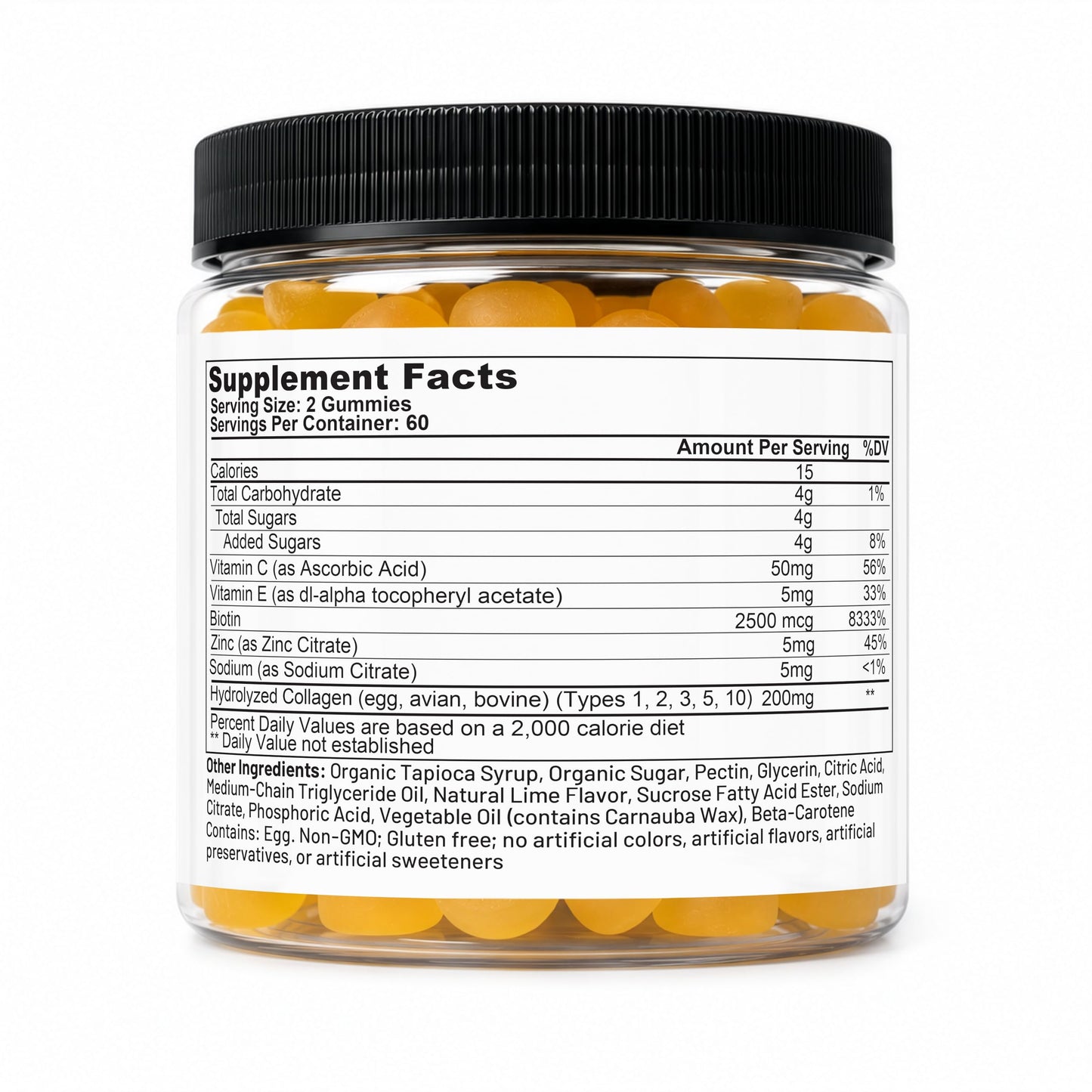 DR WHITE SUPPLEMENTS Hydrolyzed Collagen Gummies 120 Gummies