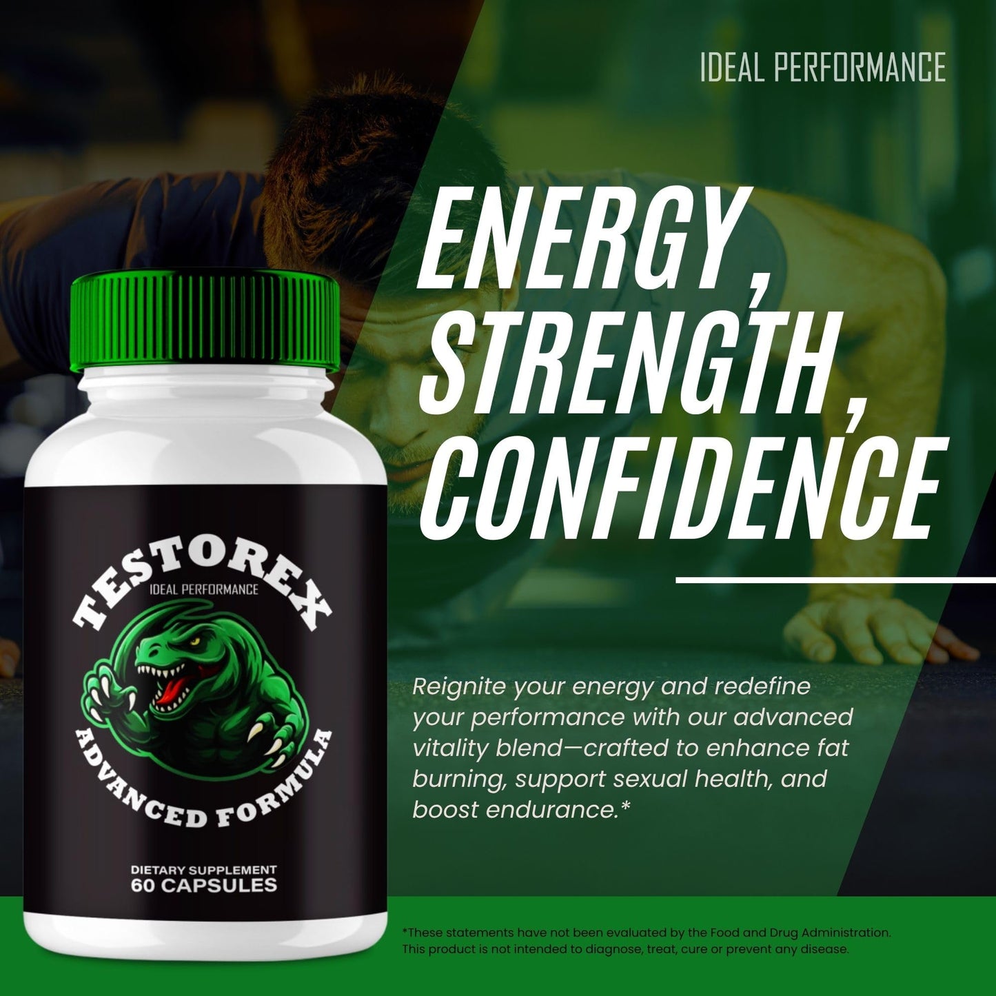 Ideal Performance Testorex Capsules 120 Count