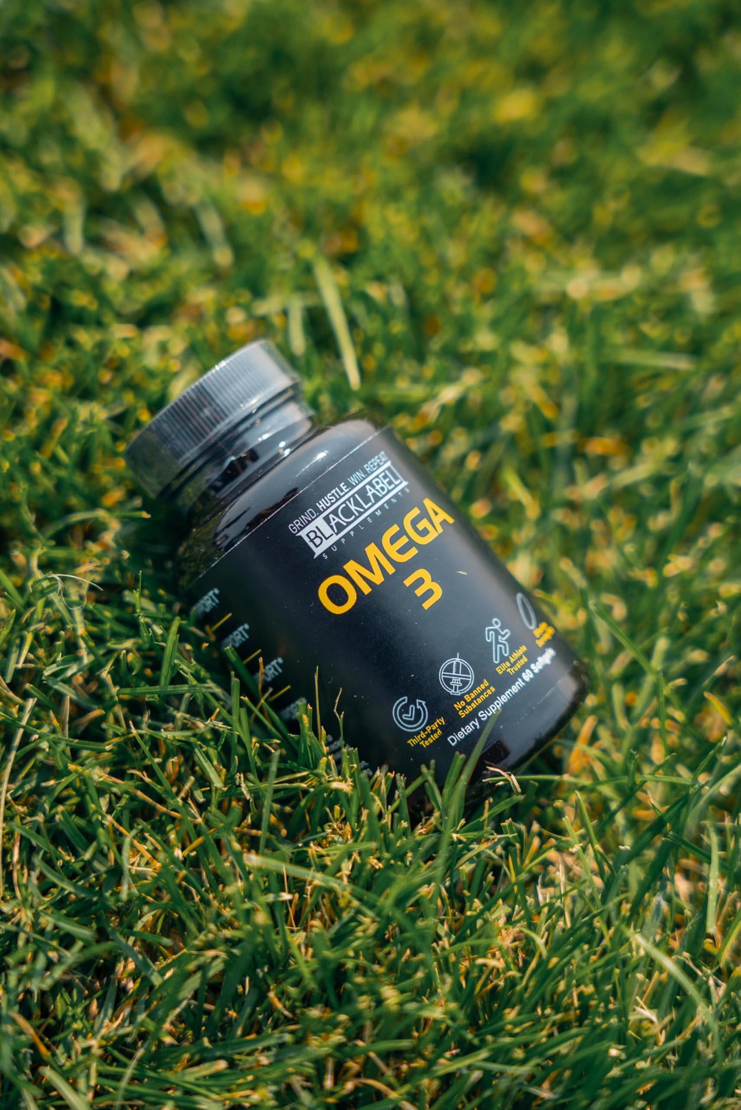 BLACKLABEL Supplements Omega 3 Fish Oil Softgels 60