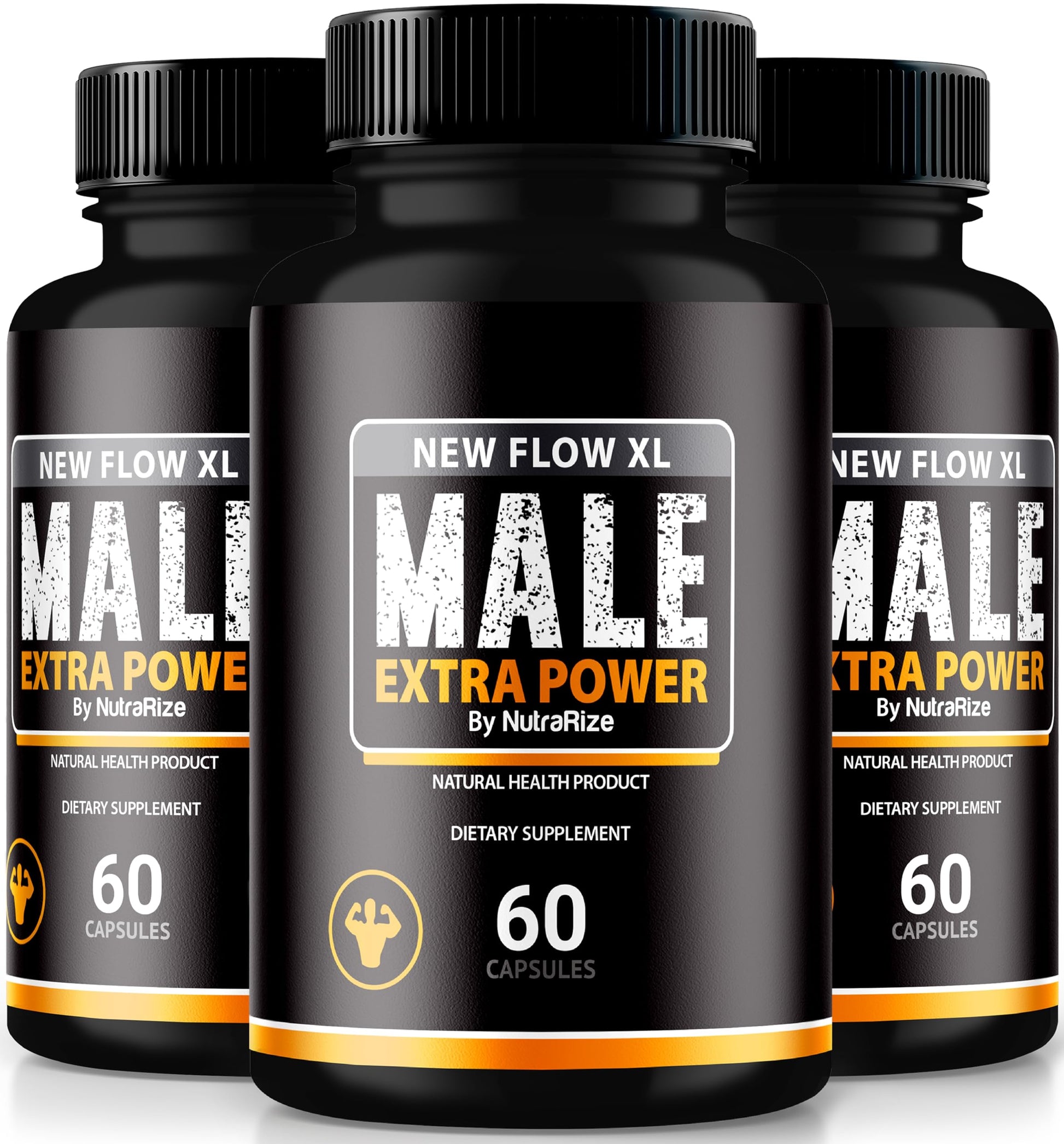 NutraRize New Flow XL Capsules for Men, 180 Capsules