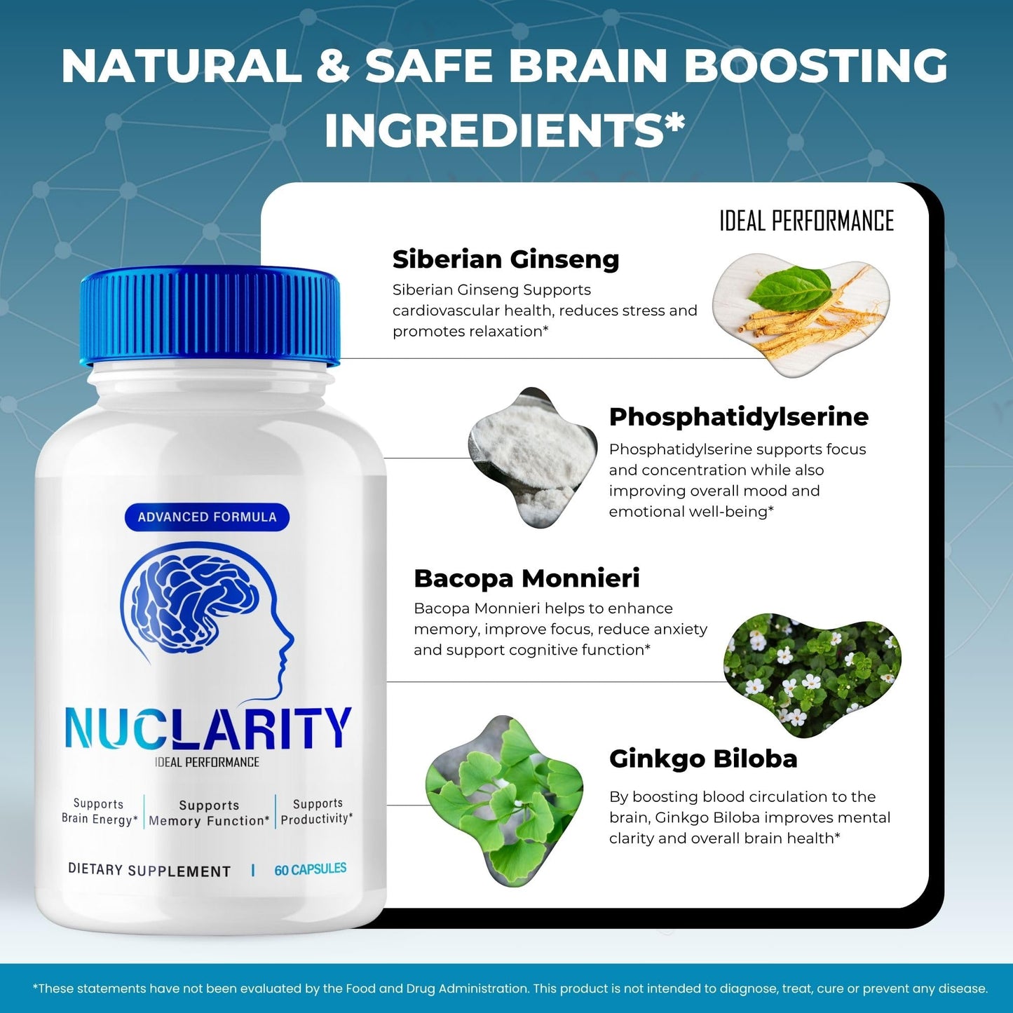 IDEAL PERFORMANCE Nuclarity 60 Capsules