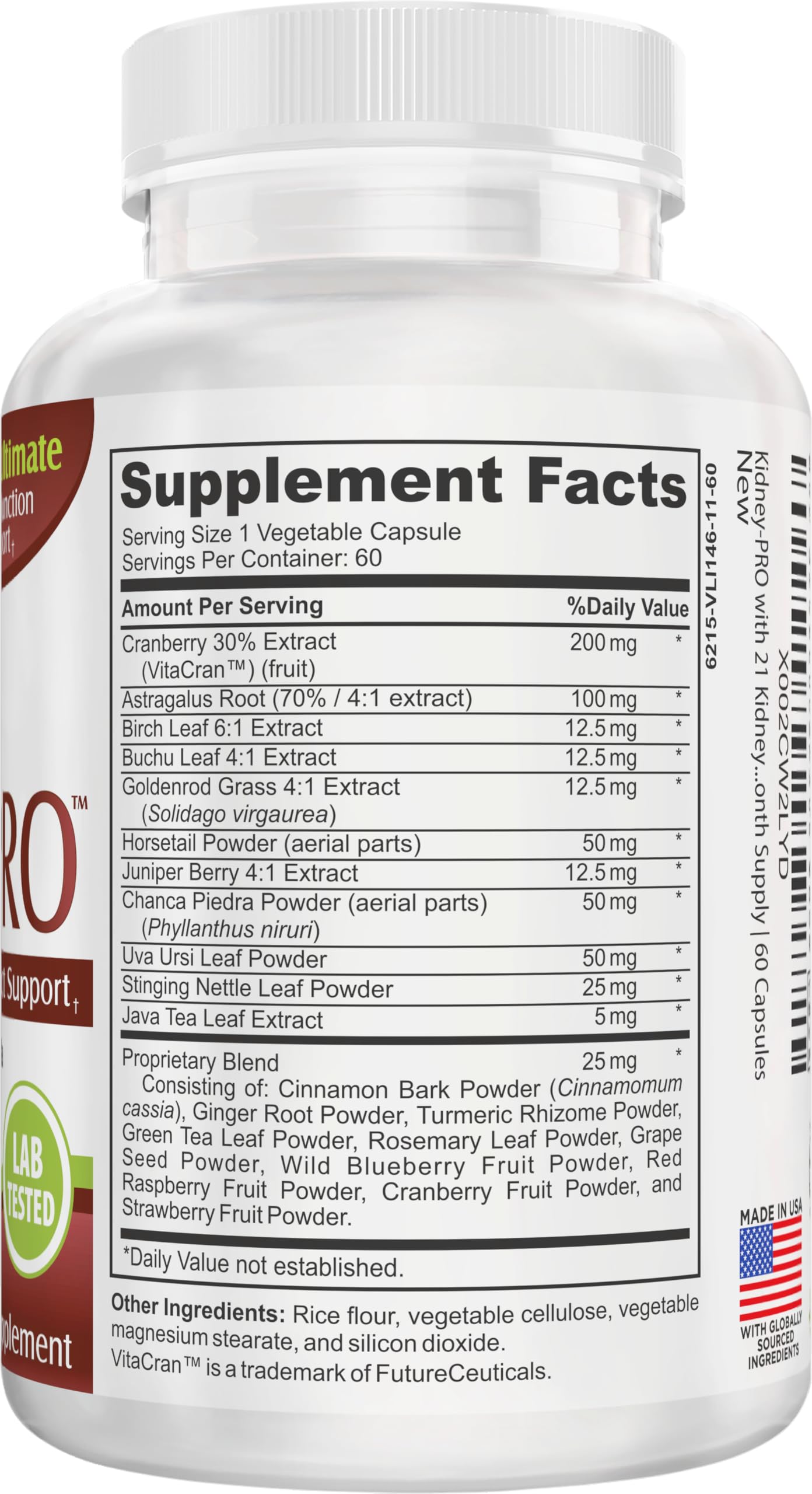 Elevate Recovery Supplements KidneyPRO Capsule, 60 Capsules