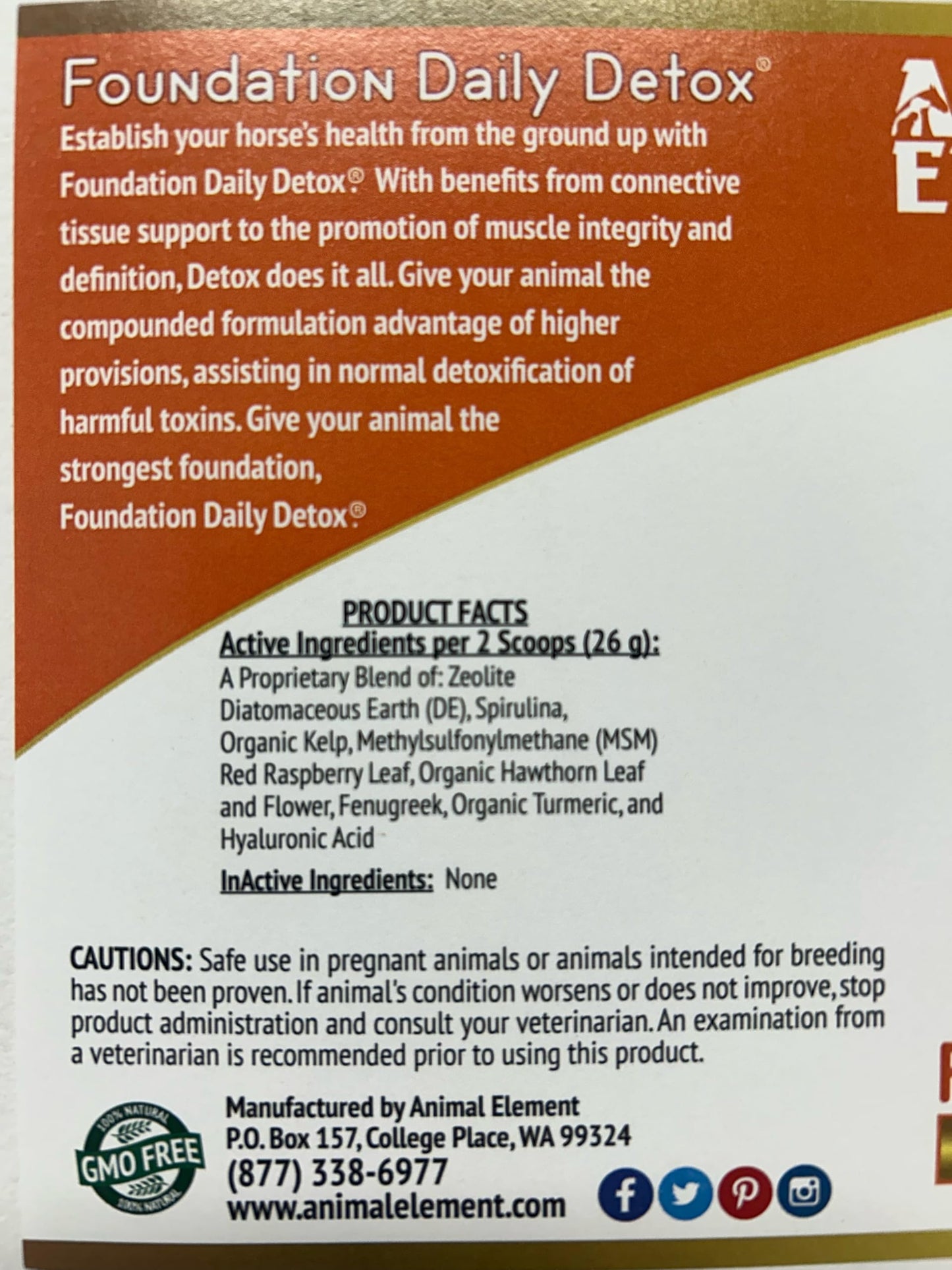 Animal Element Foundation Detox Powder 1
