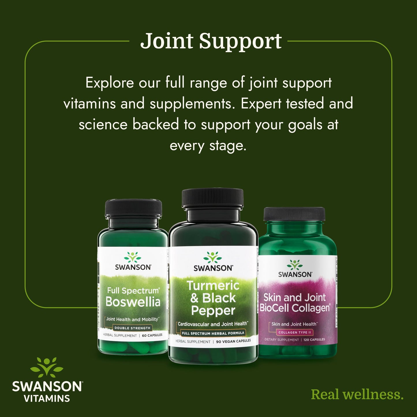 Swanson Turmeric & Black Pepper Antioxidant Supplement Capsule 90 Count