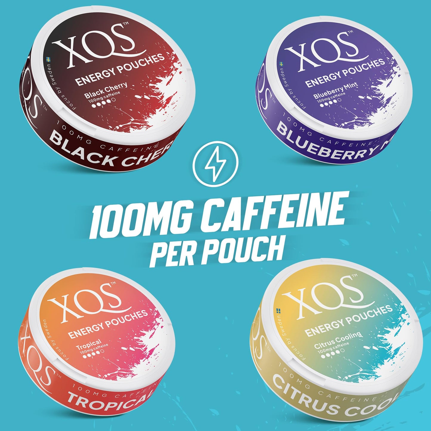 XQS Functional Energy Caplets Variety Pack, 4 Count