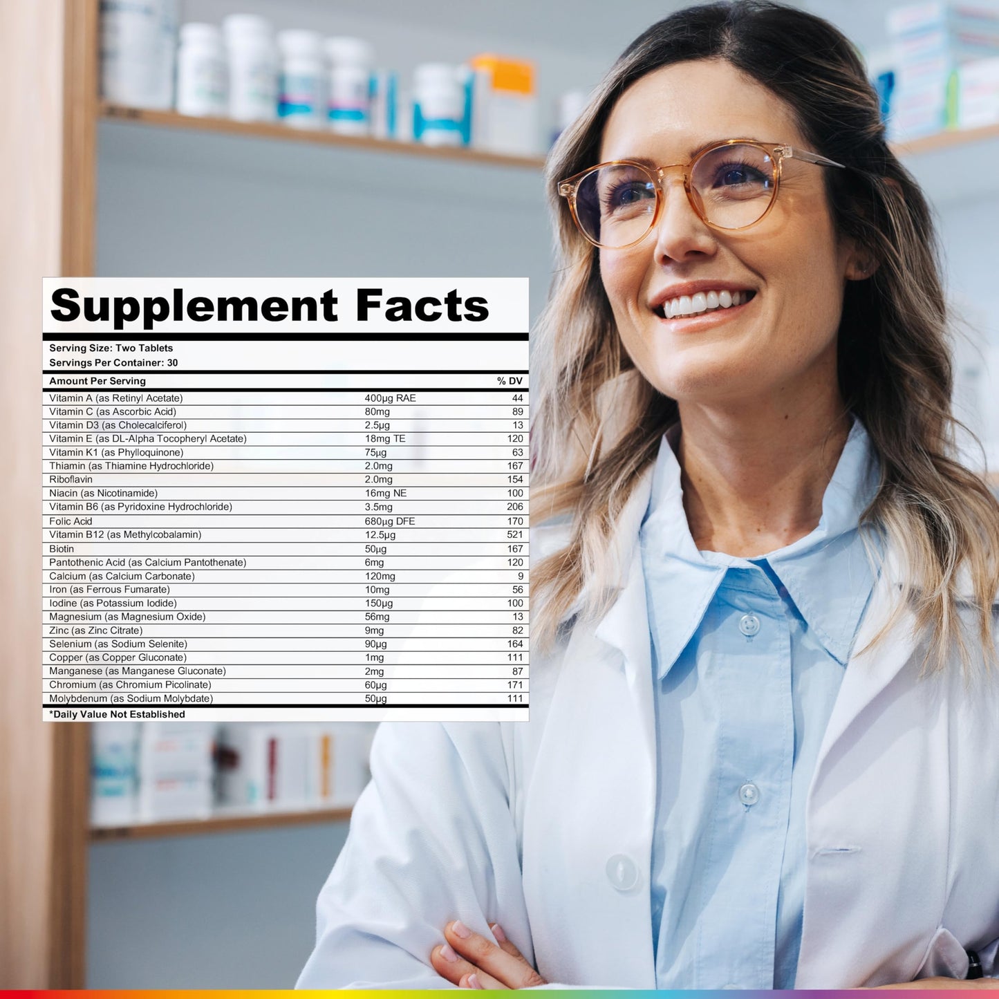 Health and Her Multivitamin for Women with Monthly Natural Cycles Capsule, 60 Count