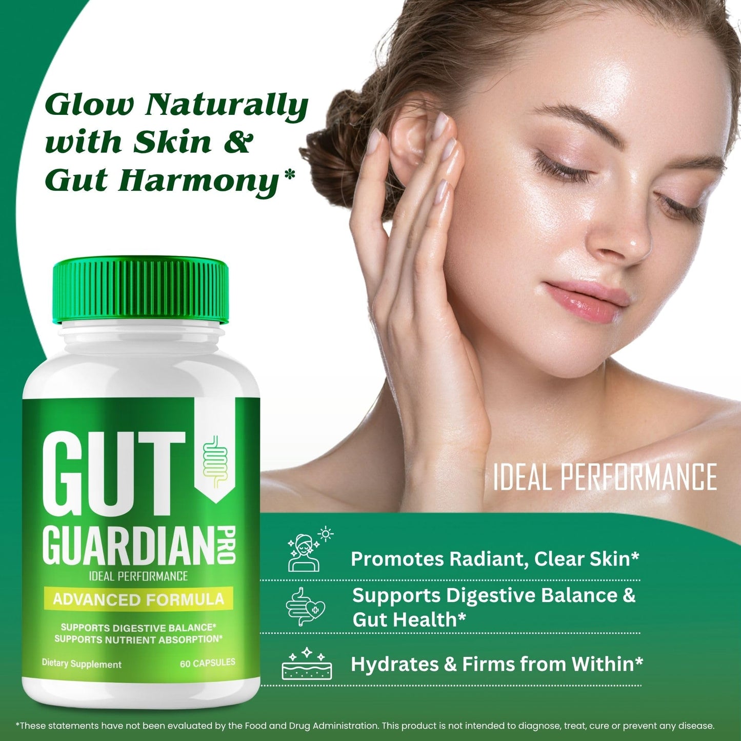 IDEAL PERFORMANCE Gut Guardian Capsules 60 Count