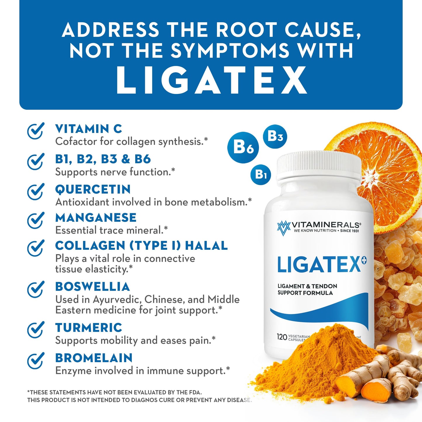 Vitaminerals 18 Ligatex Plus Capsules 120