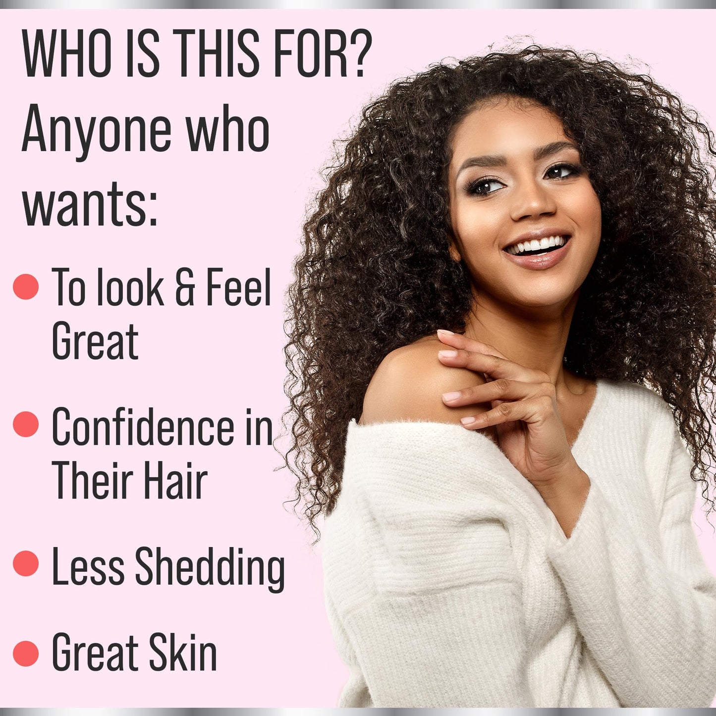 Hair Thickness Maximizer Biotin + Keratin + Marine Collagen + Hyaluronic Acid 4-in-1 Hair Growth Vitamins, 60 Capsules