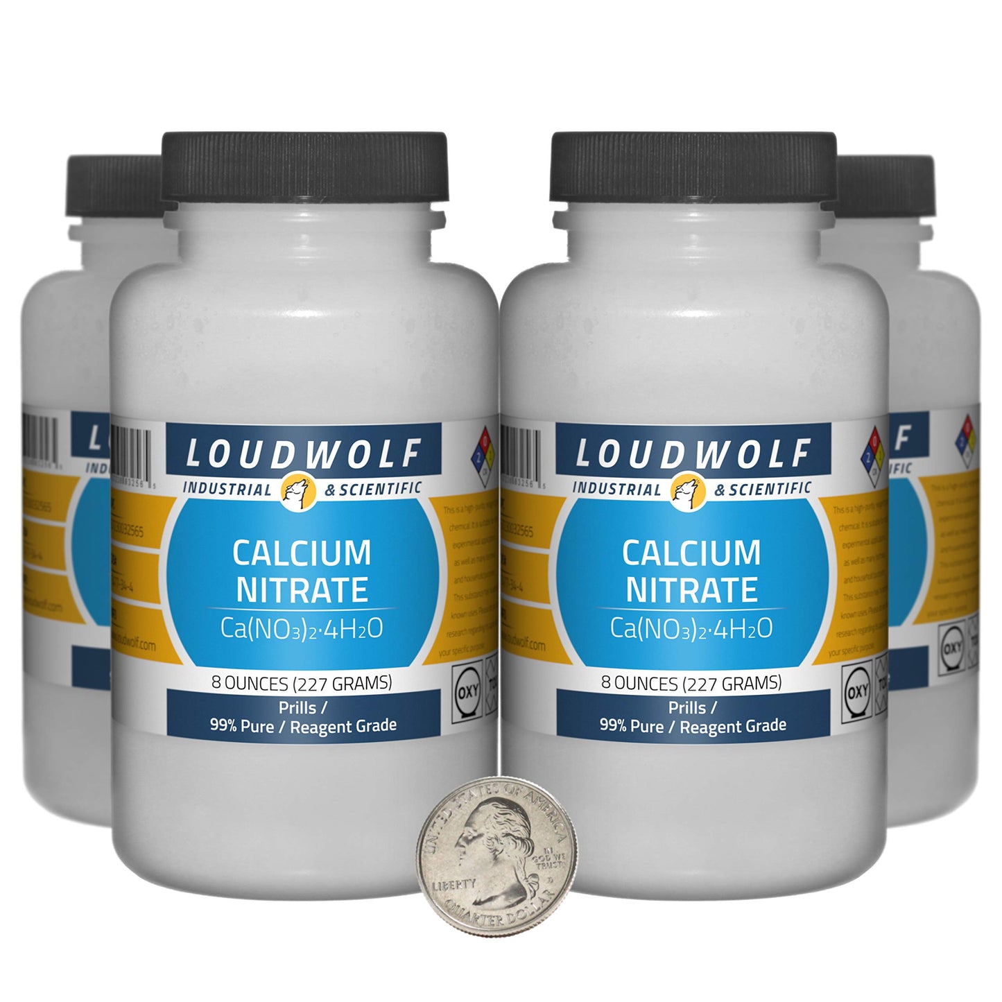 Loudwolf Calcium Nitrate Powder 2 Pounds in 4 Bottles