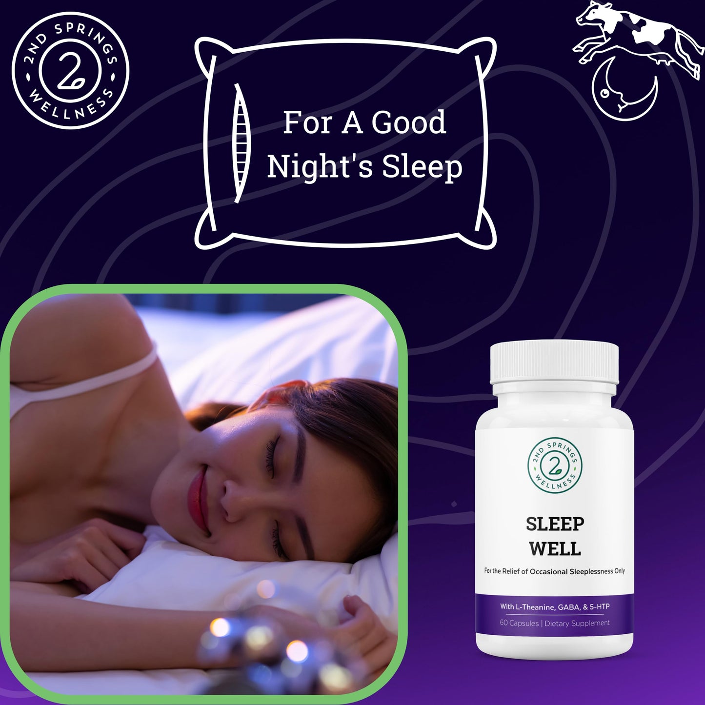 2nd Springs Sleep Well Calmness & Relaxing Support Formula 1 Capsule