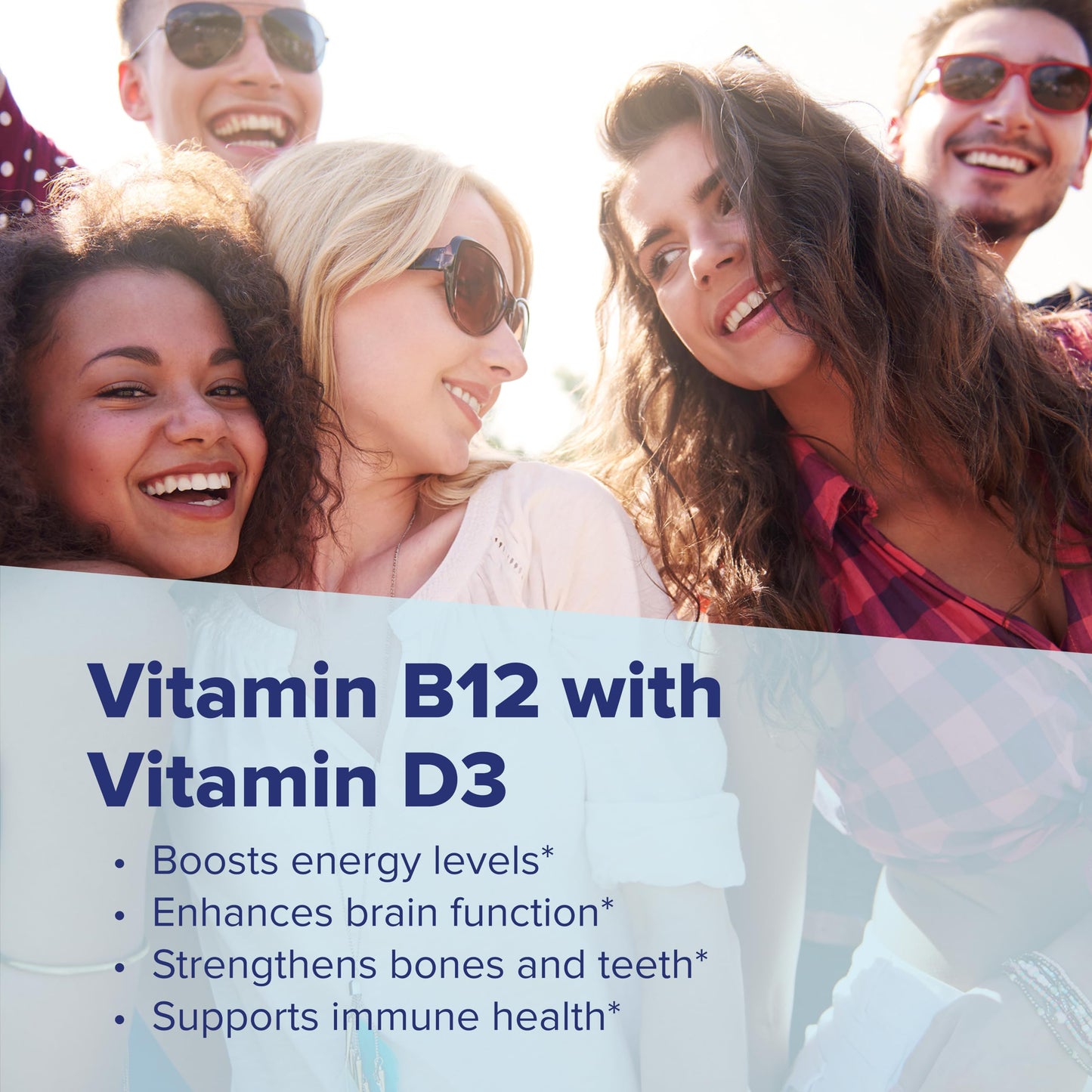 Superior Source NO Shot Methylcobalamin B-12 5,000 mcg with Vitamin D3 5,000 IU Tablets, 1 Tablet