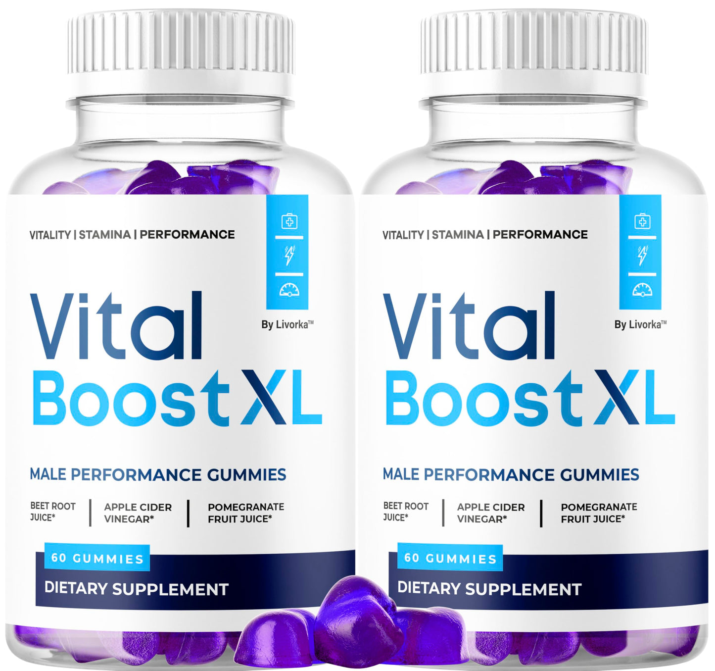 LIVORKA Vital Boost XL, 120 Gummies