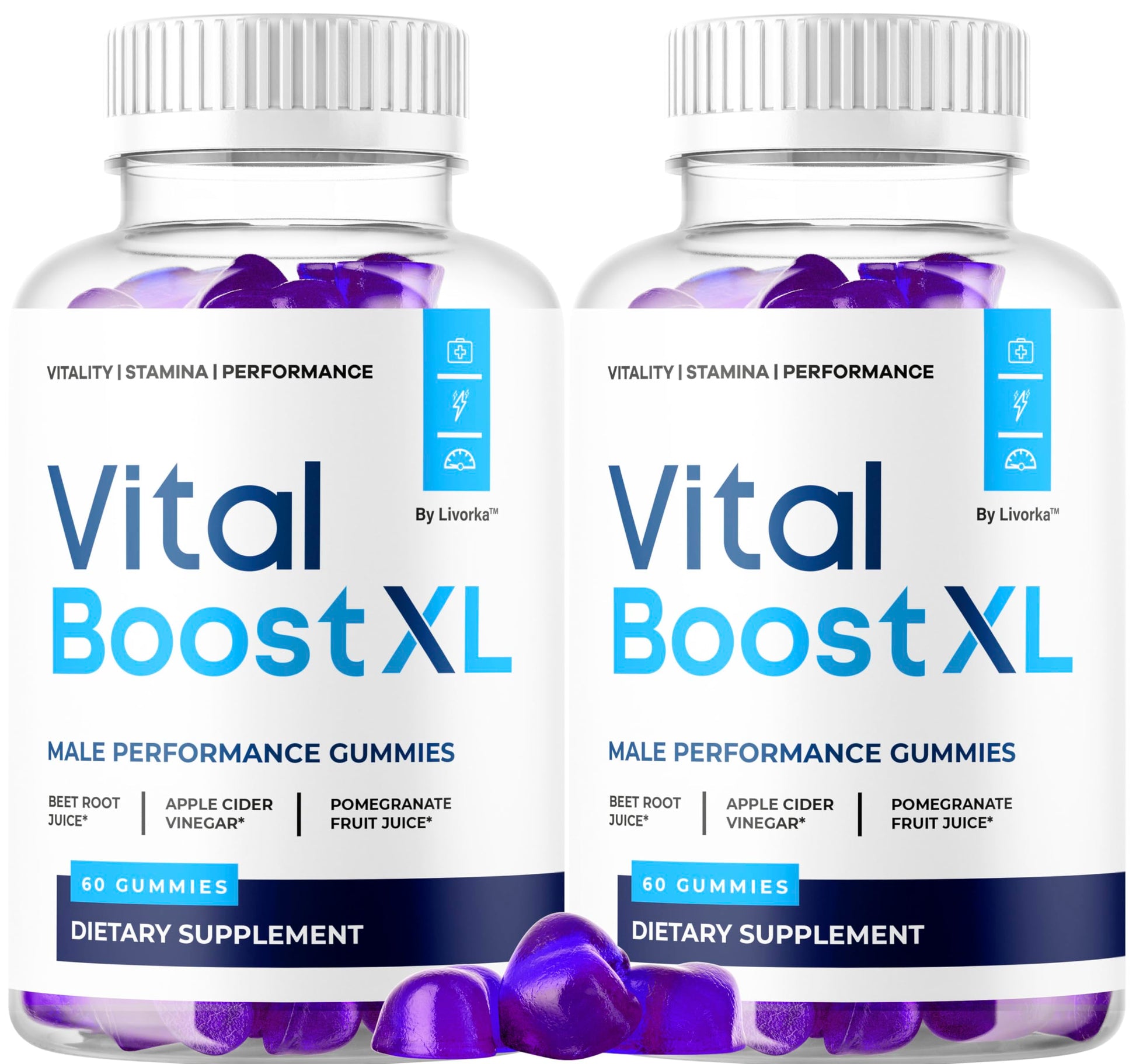LIVORKA Vital Boost XL, 120 Gummies