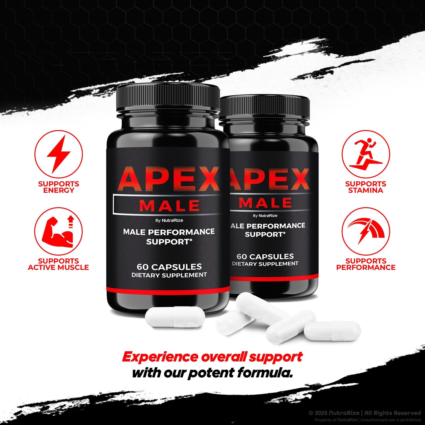 NutraRize Apex Male Capsules 180 Capsules