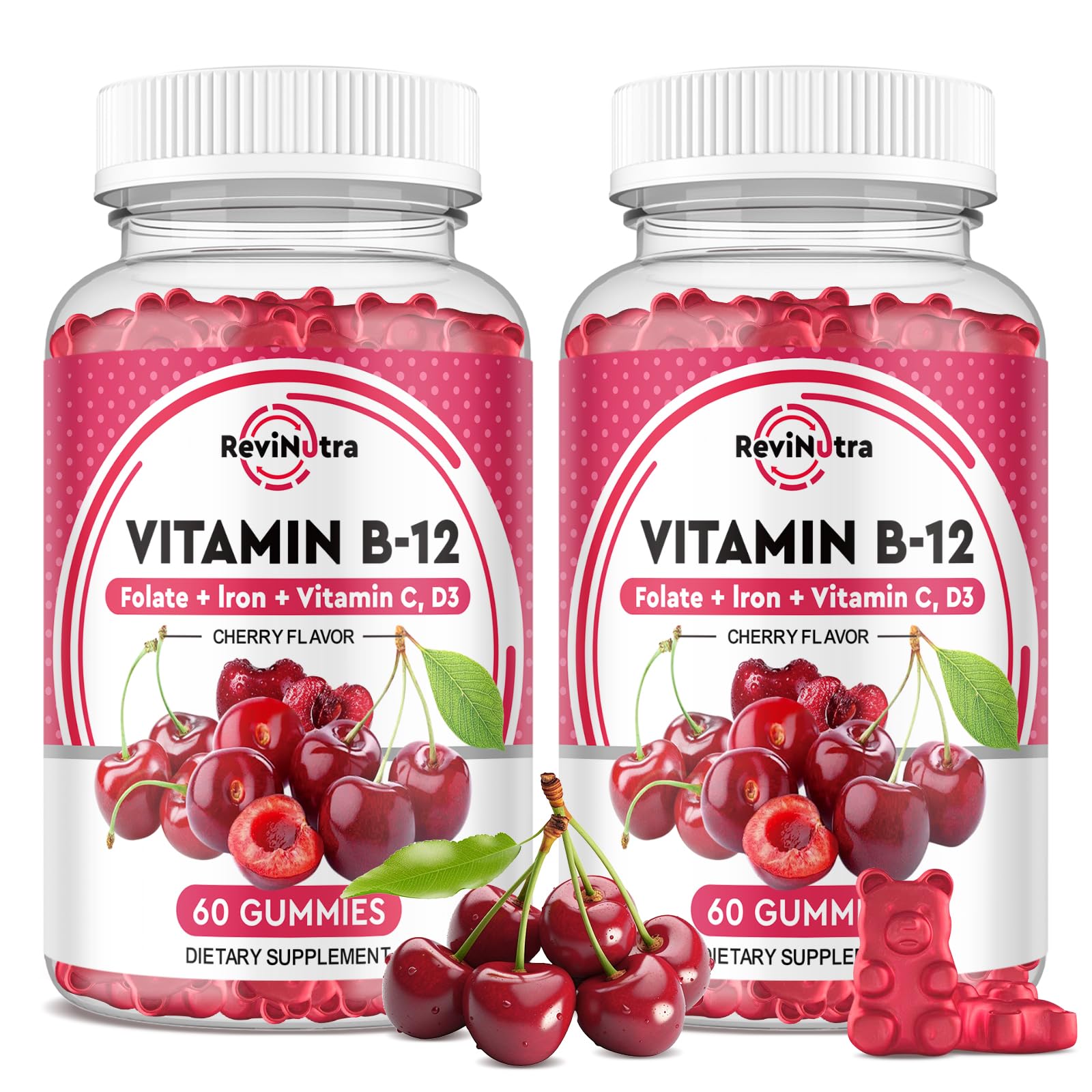 ReviNutra Vitamin B12 Gummies 120 Count