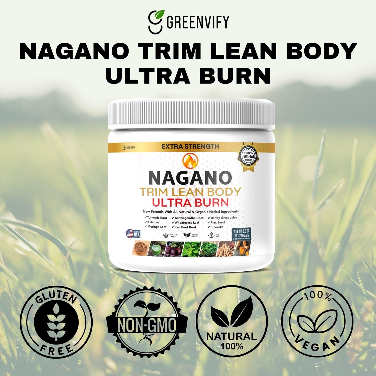 Nagano Trim Lean Body Ultra Burn Capsule 60 Count