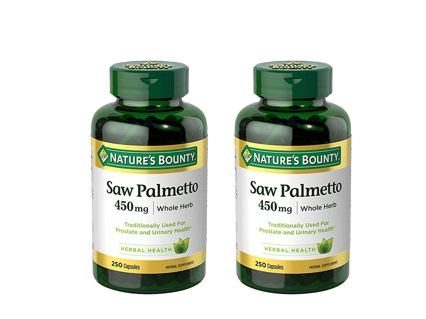Nature's Bounty Saw Palmetto 450 mg 500 Capsules