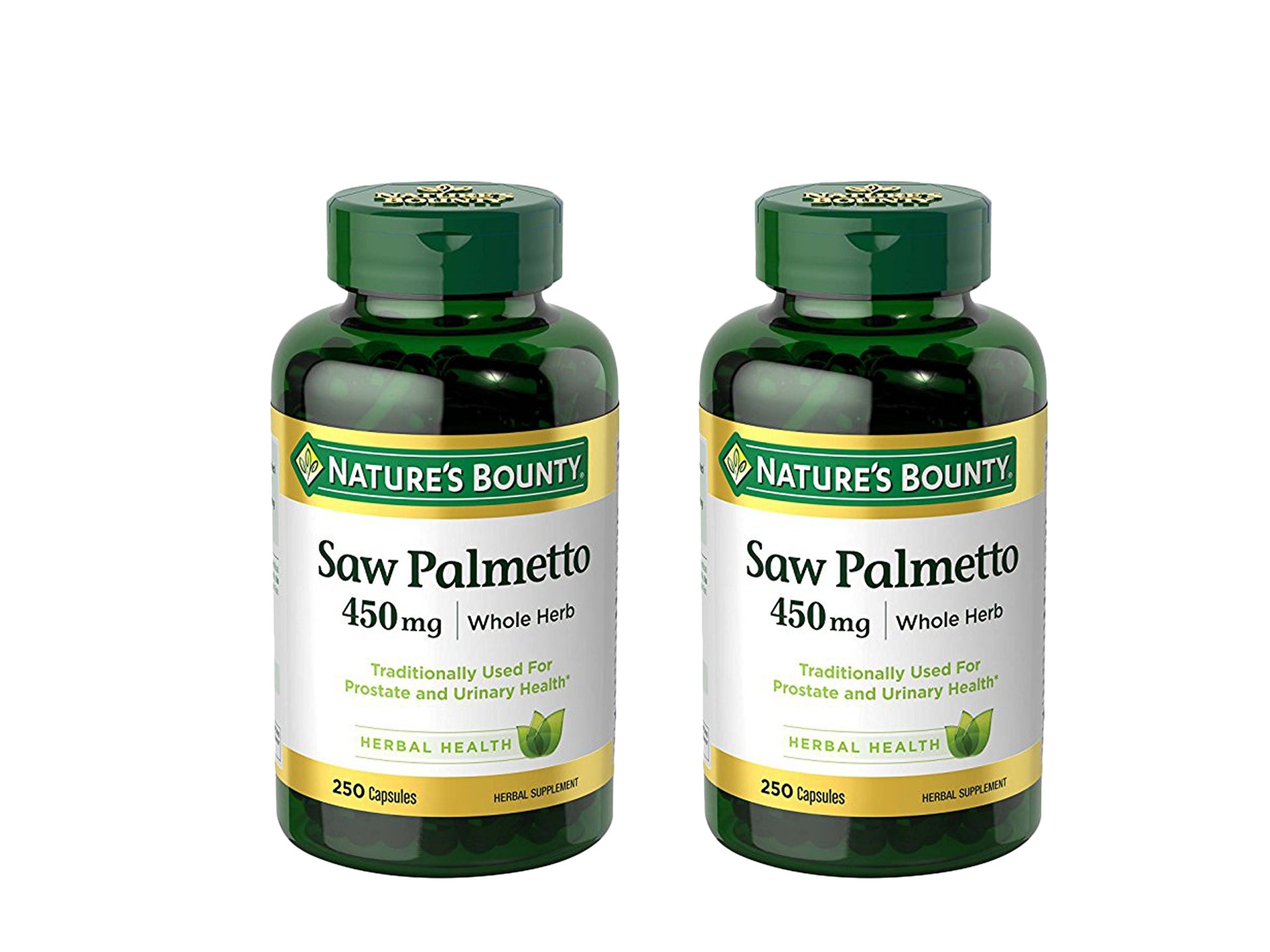 Nature's Bounty Saw Palmetto 450 mg 500 Capsules