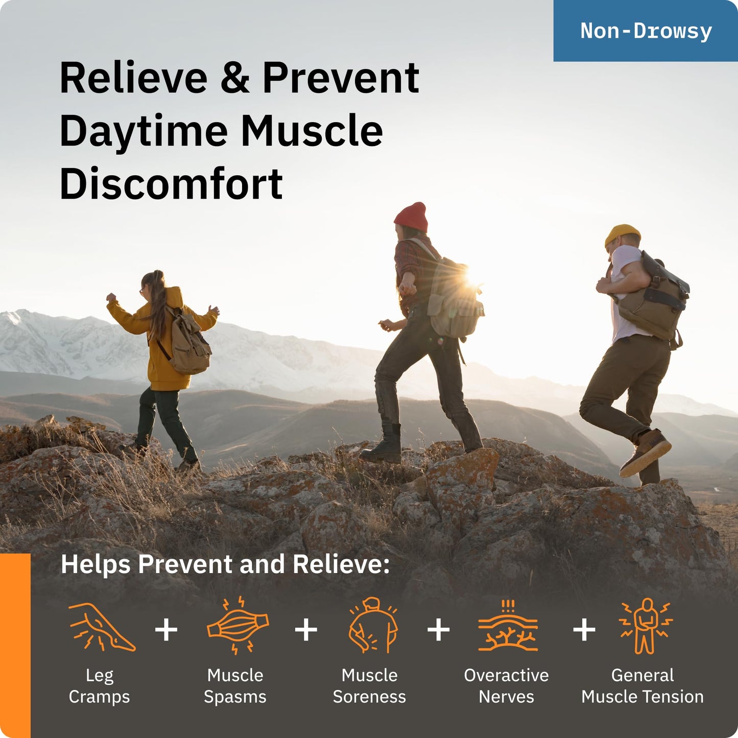 SaltWrap Mag 3D Daytime Non-Drowsy Leg Cramp & Muscle Relief Capsule 90