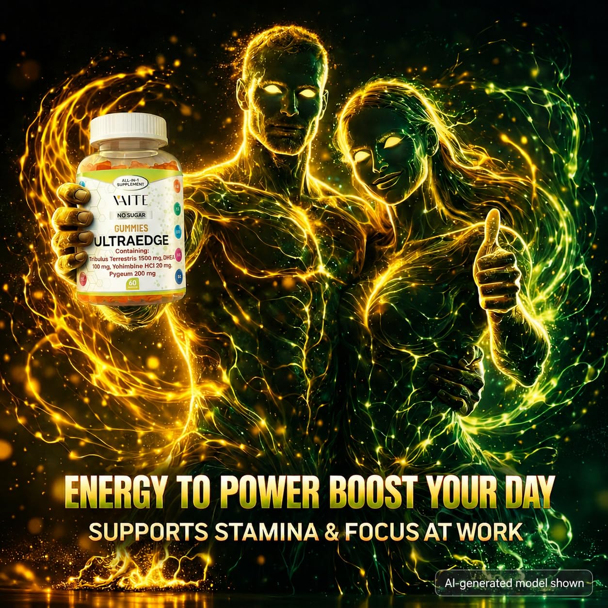 VAITE UltraEdge Herbal Complex Gummies 60 Gummies