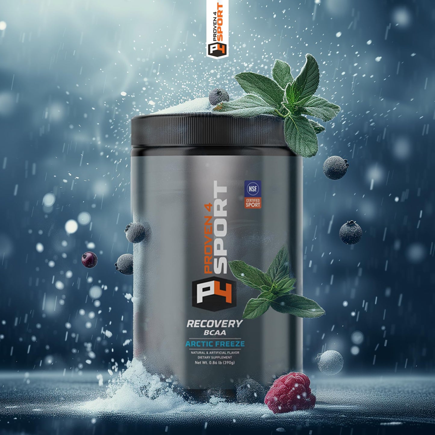 Proven4 Sport BCAA Recovery Powder 13.75 Ounce