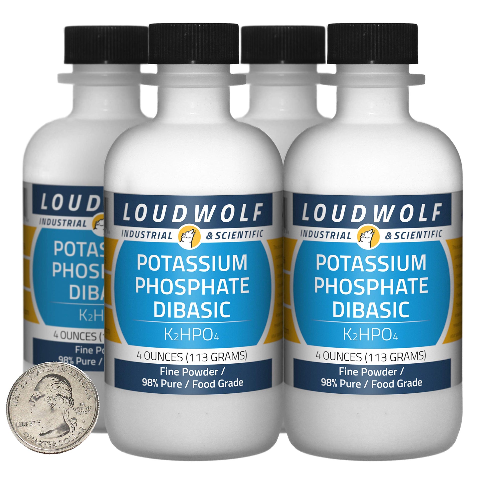 Loudwolf Potassium Phosphate Dibasic Powder, 16 oz
