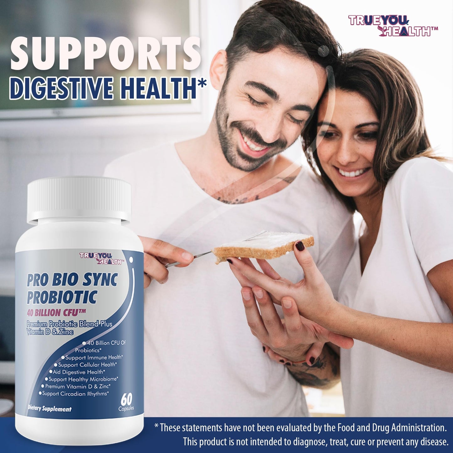 True You Health Pro Bio Sync Probiotic 40 Billion CFU Capsule 60 Capsules