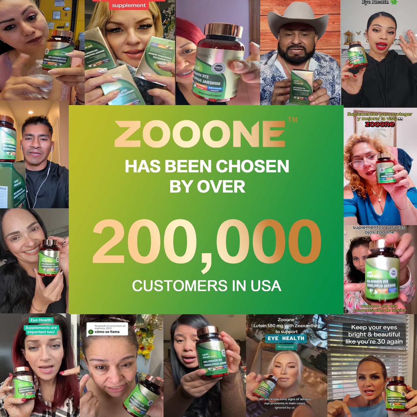 Zooone Lutein Eye Vitamins Supplement Capsule 60 Count