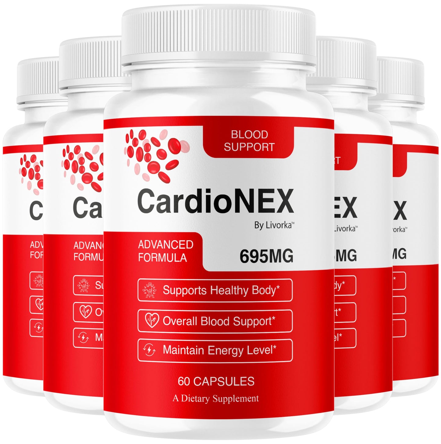 pharmagetics CardioNEX Premium Support Advanced Formula Capsules, 300 Capsules