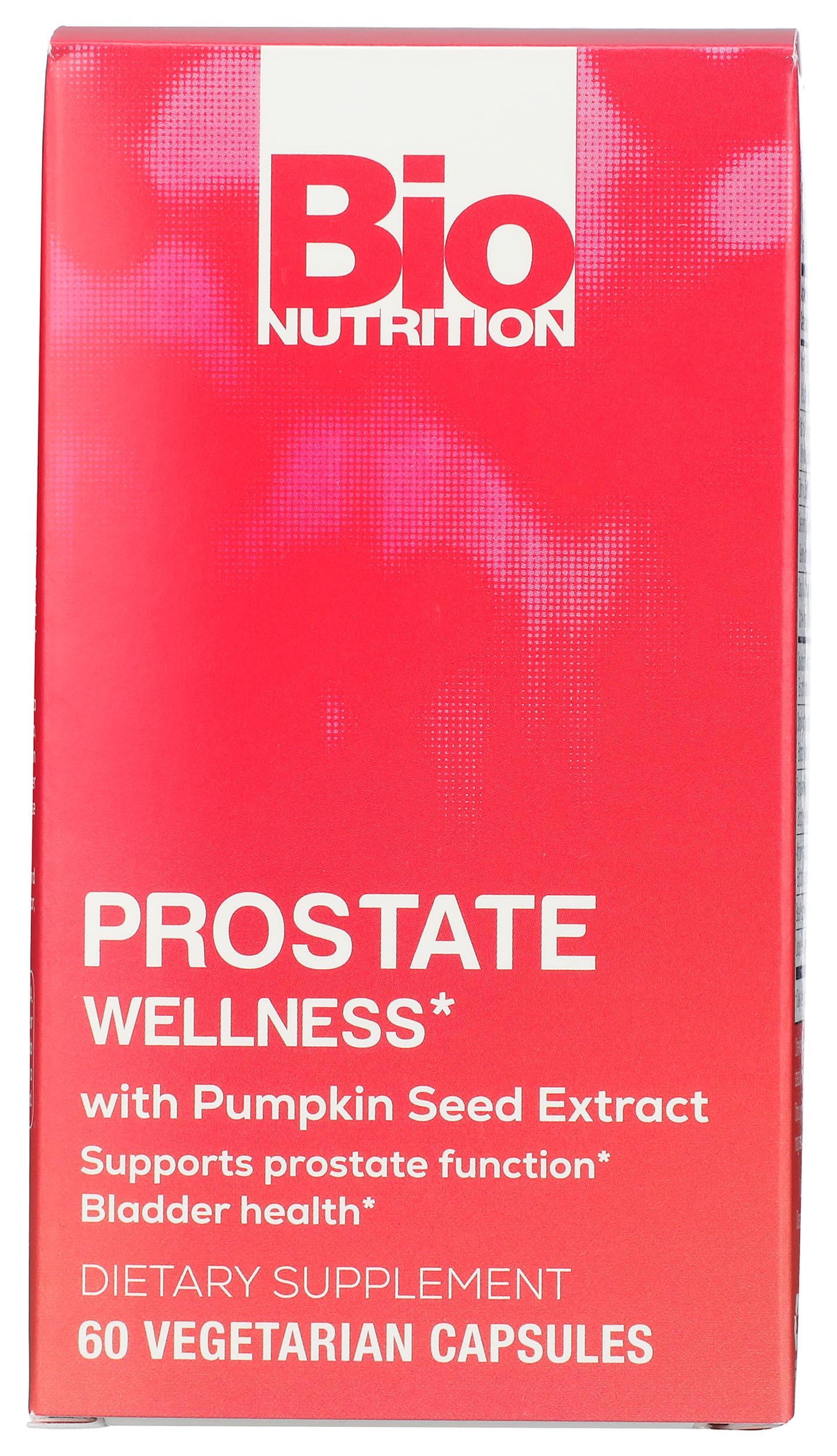 Bio Nutrition Prostate Wellness with Pumpkin Seed Extract Veggie Capsules 180 Count