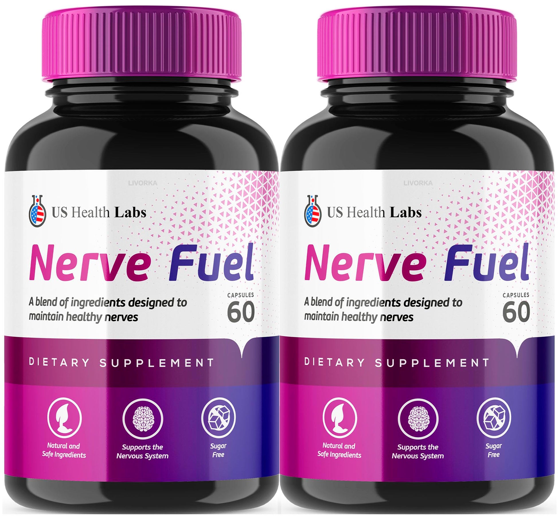 LIVORKA Nerve Fuel Capsules, 120 Capsules