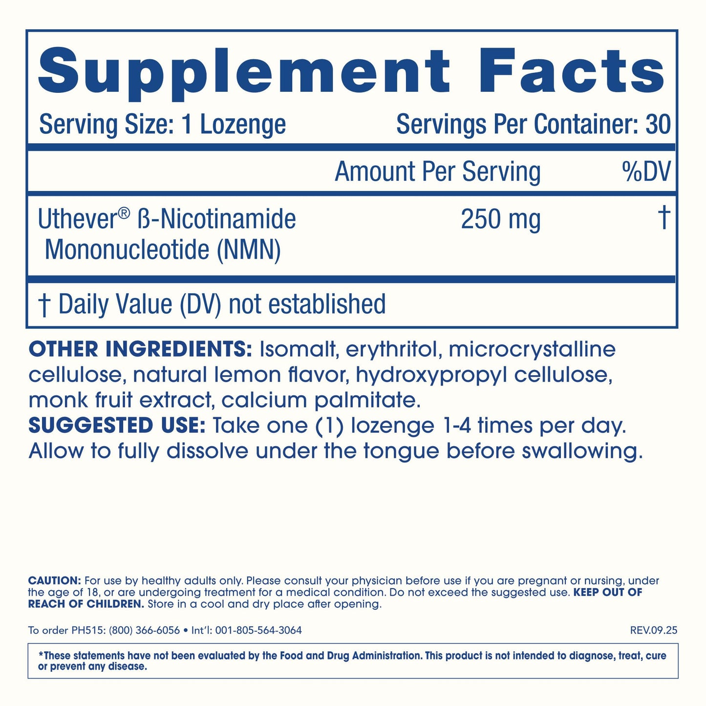 ProHealth NMN Pro Lozenges, 30 Count
