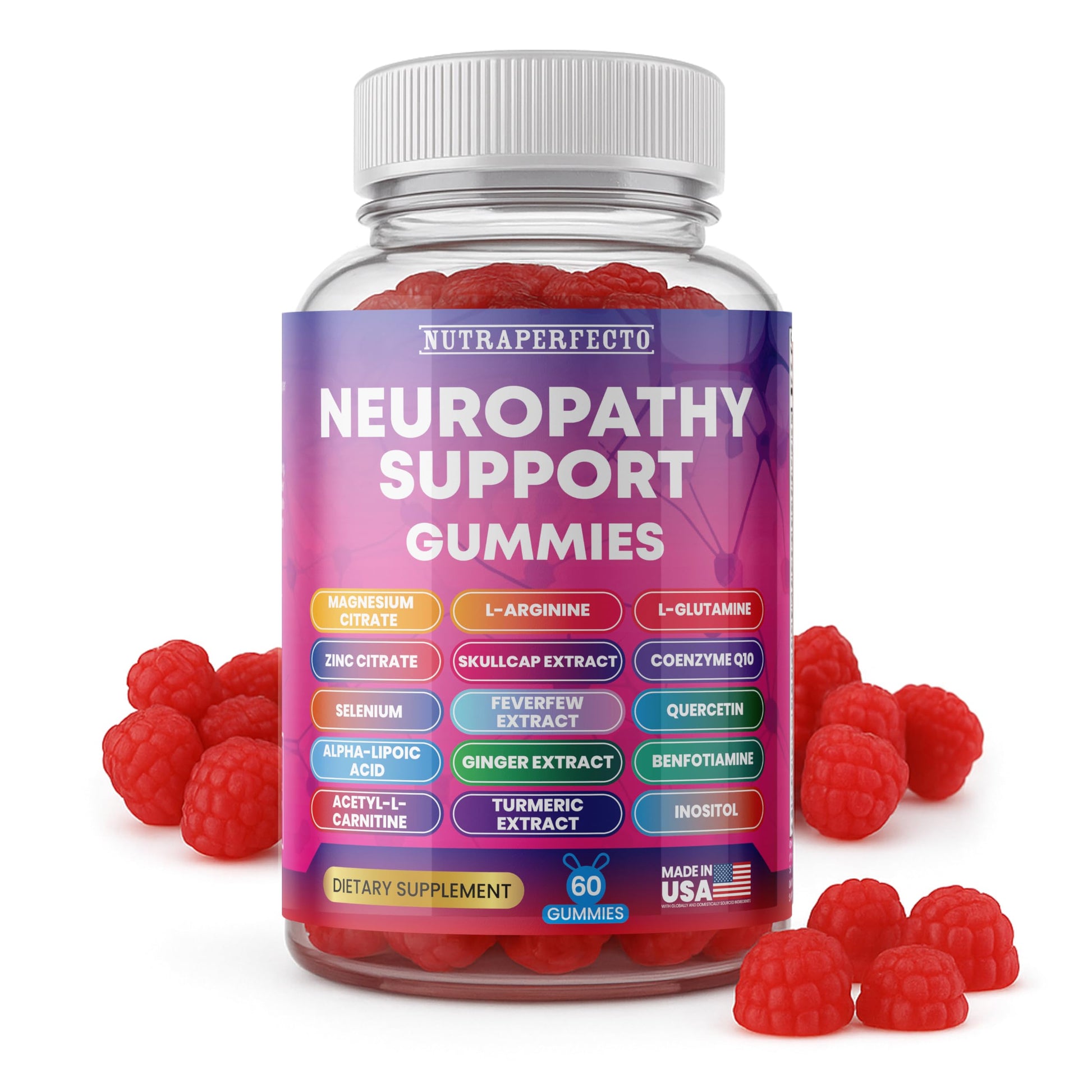 NutraPerfecto Neuropathy Support Gummies 60