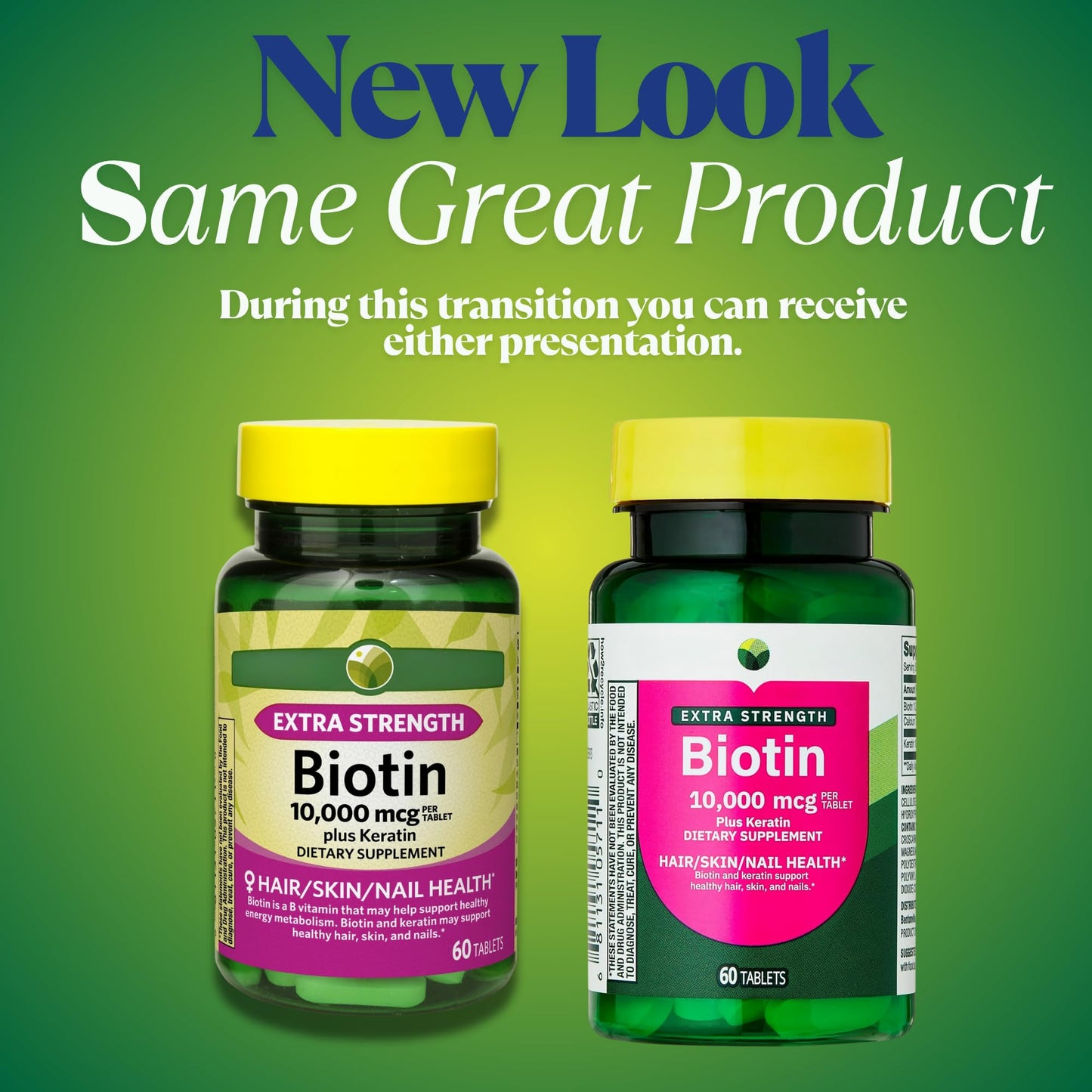 KP+ Biotin 10,000 mcg + Keratin Tablet, 60 Tablets