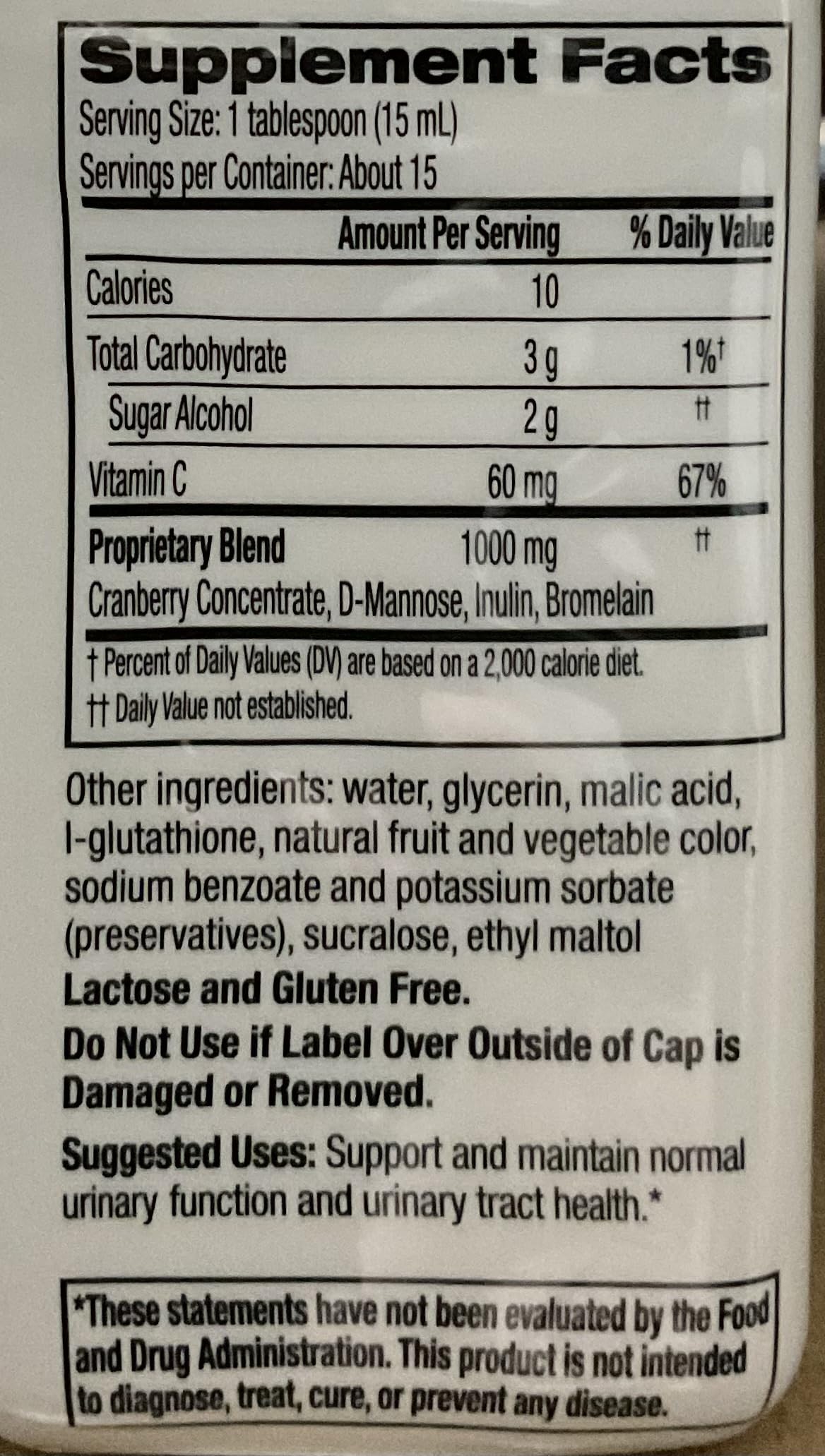 Cystex Urinary Health Maintenance Cranberry Tablets, 11 Tablets
