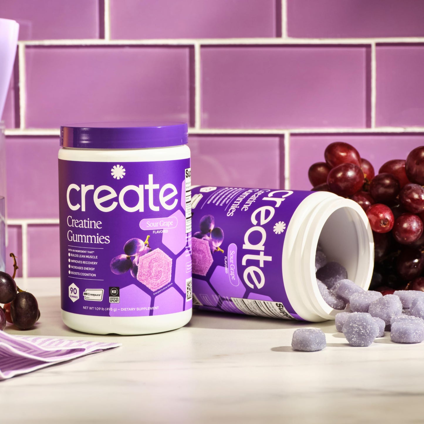 Create Creatine Gummies – Energy & Strength, 90 Count