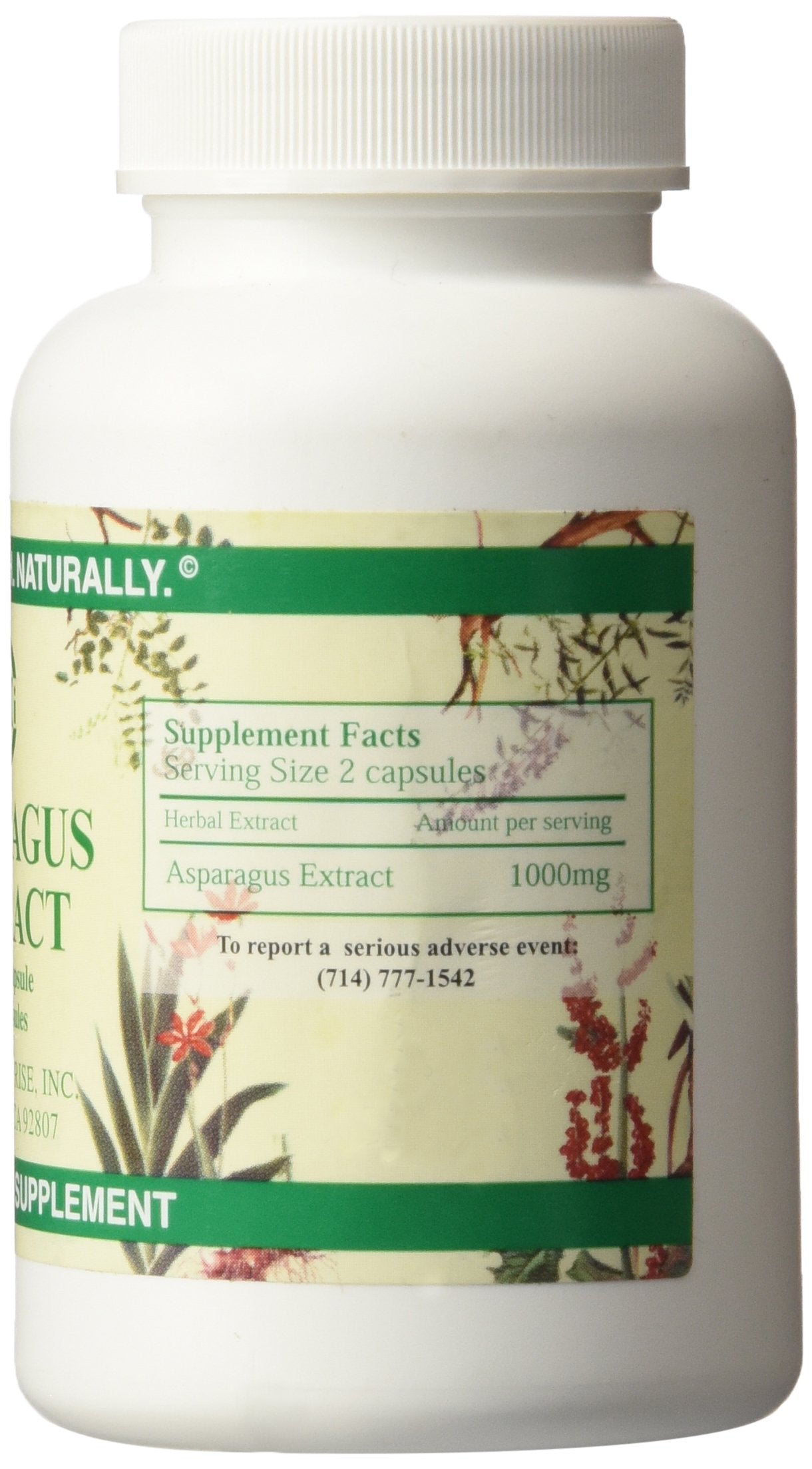 Chi's Enterprise Asparagus Extract 120 Capsules