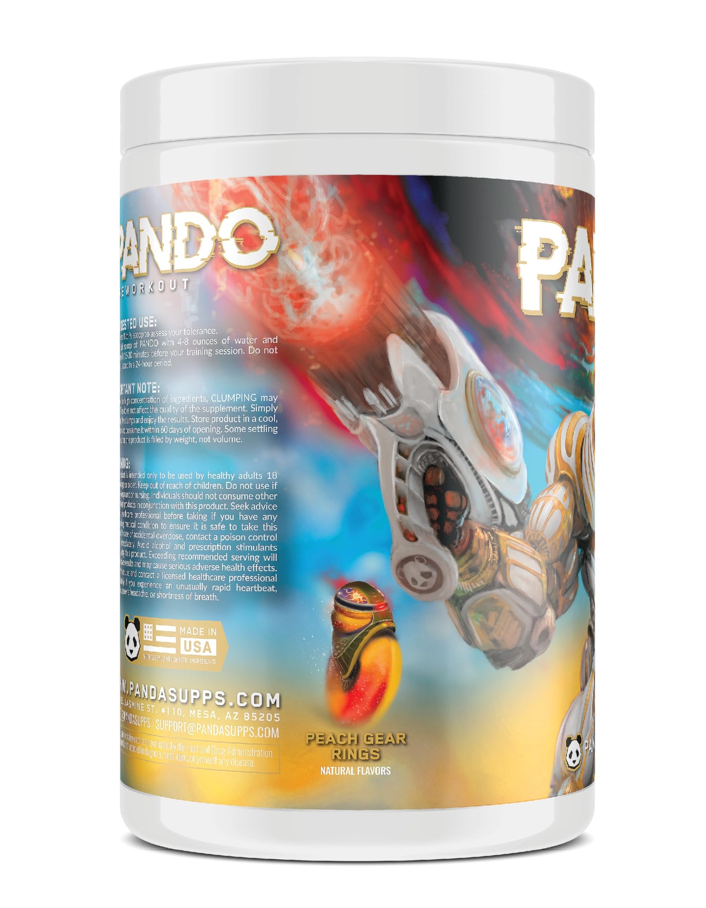 Underground Bio Labs Pando Pre-Workout Powder 15 Servings