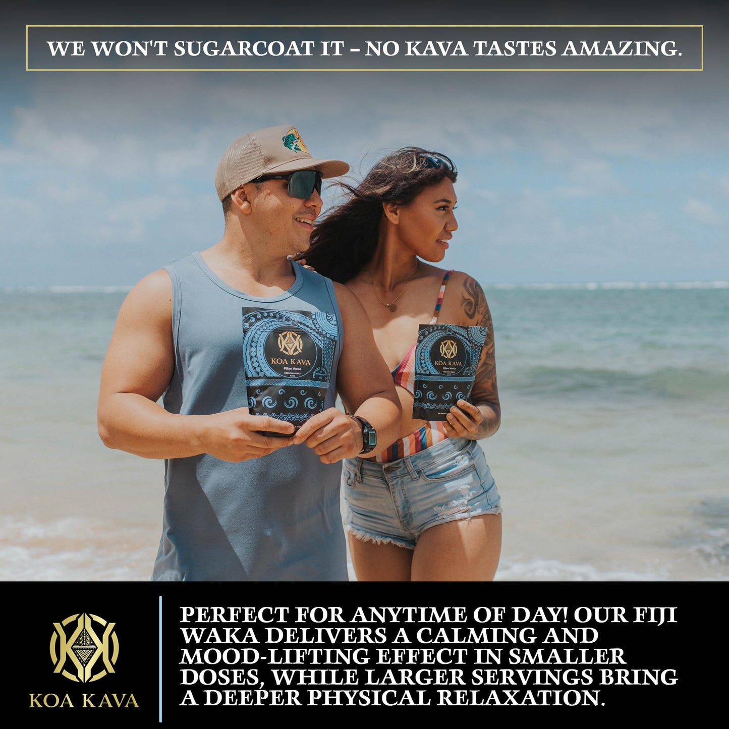 Koa Kava Fiji Premium Noble Waka Tea Powder 8 oz