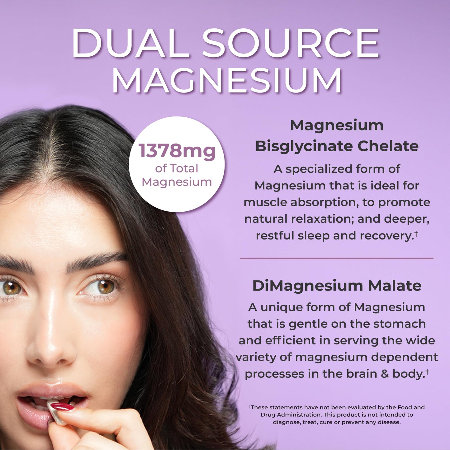 One Sol Magnesium Bisglycinate Capsules, 60 Count