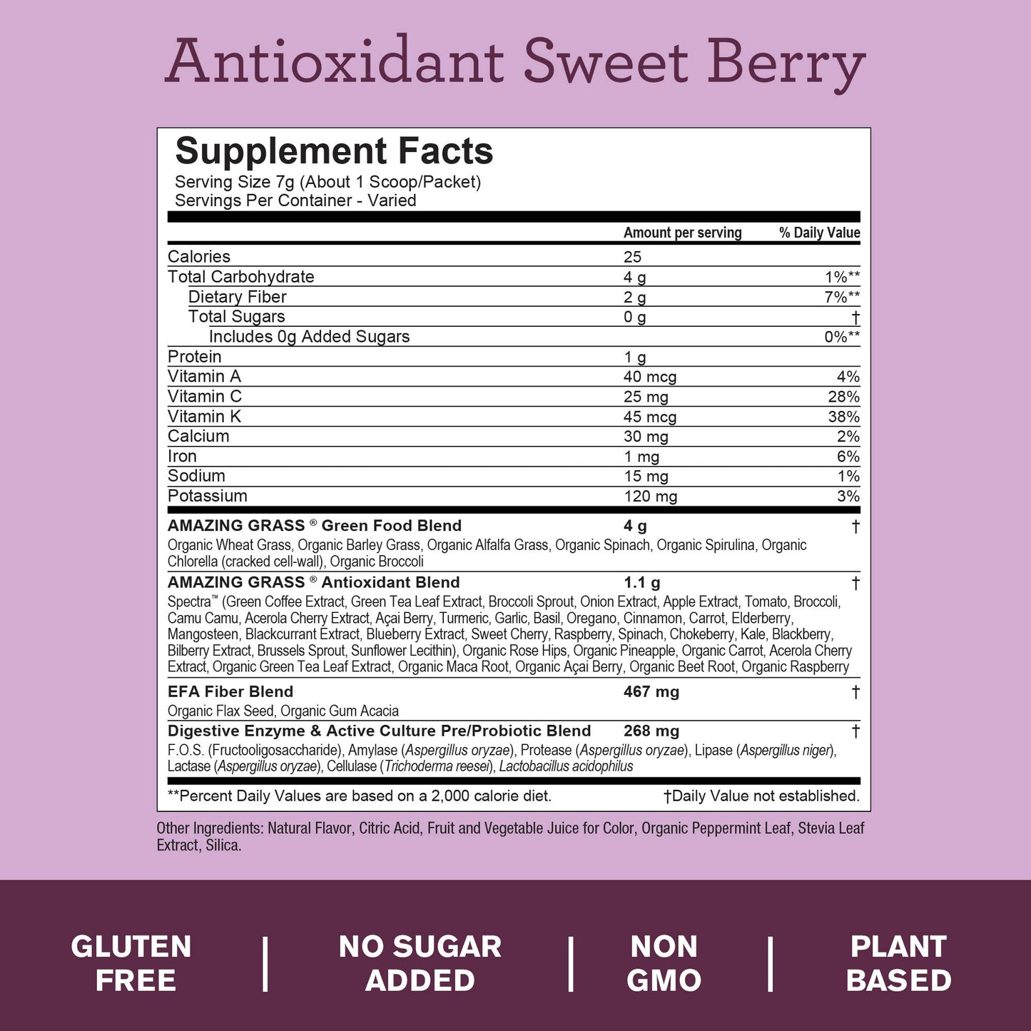 Amazing Grass Greens Blend Powder 1