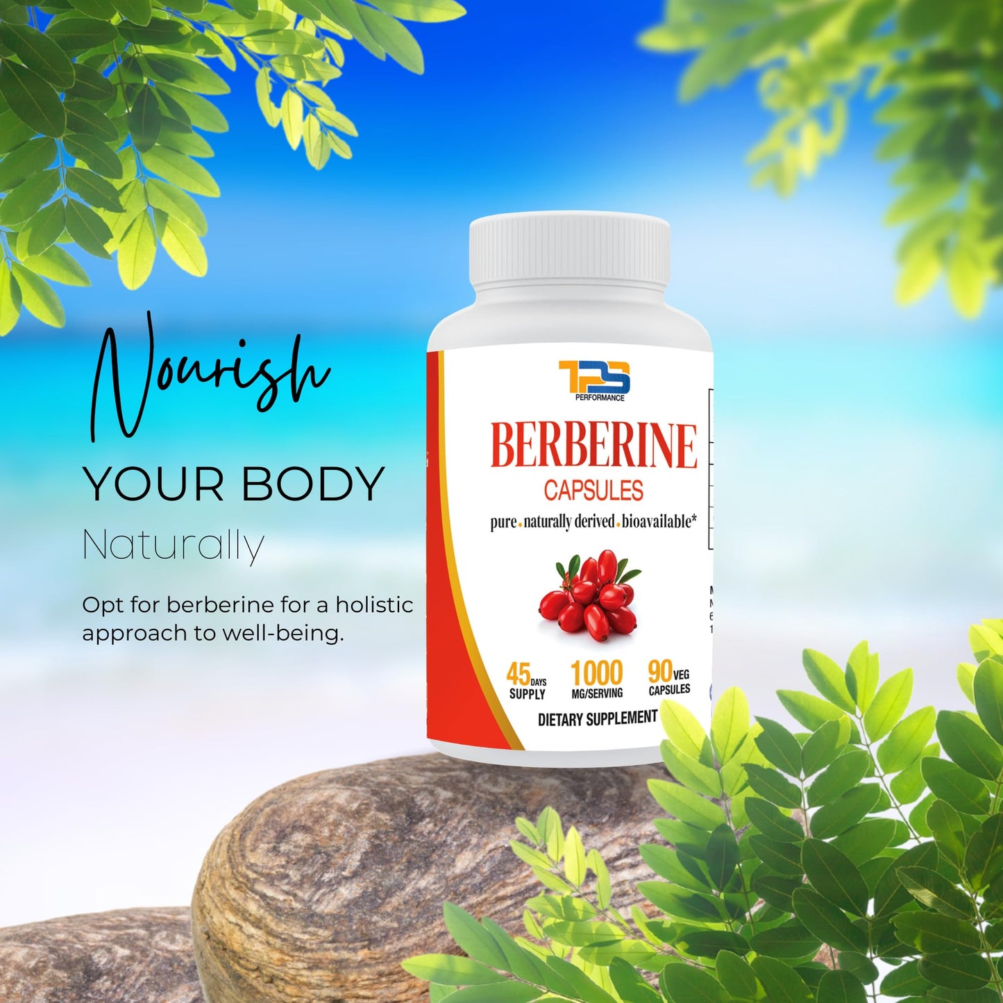 TPS PERFORMANCE Berberine Capsules 3 Count